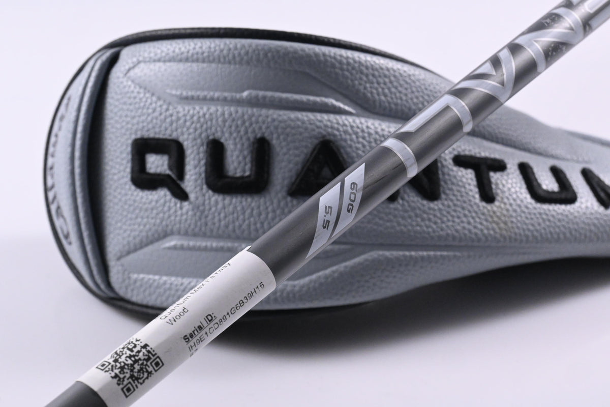 Callaway Quantum Max #3 Wood / 16.5 Degree / Regular Flex Denali Frost Silver 60 Shaft