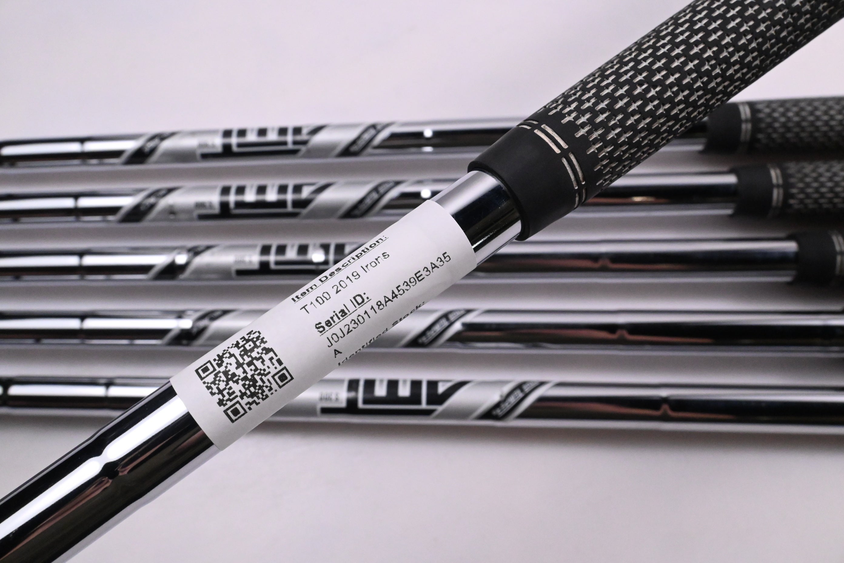 Titleist T100 2019 Irons / 5-PW / Stiff Flex AMT Black S300 Shafts
