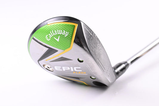 Callaway Epic Flash #3 Wood / 15 Degree / Regular Flex Evenflow Green 55 Shaft