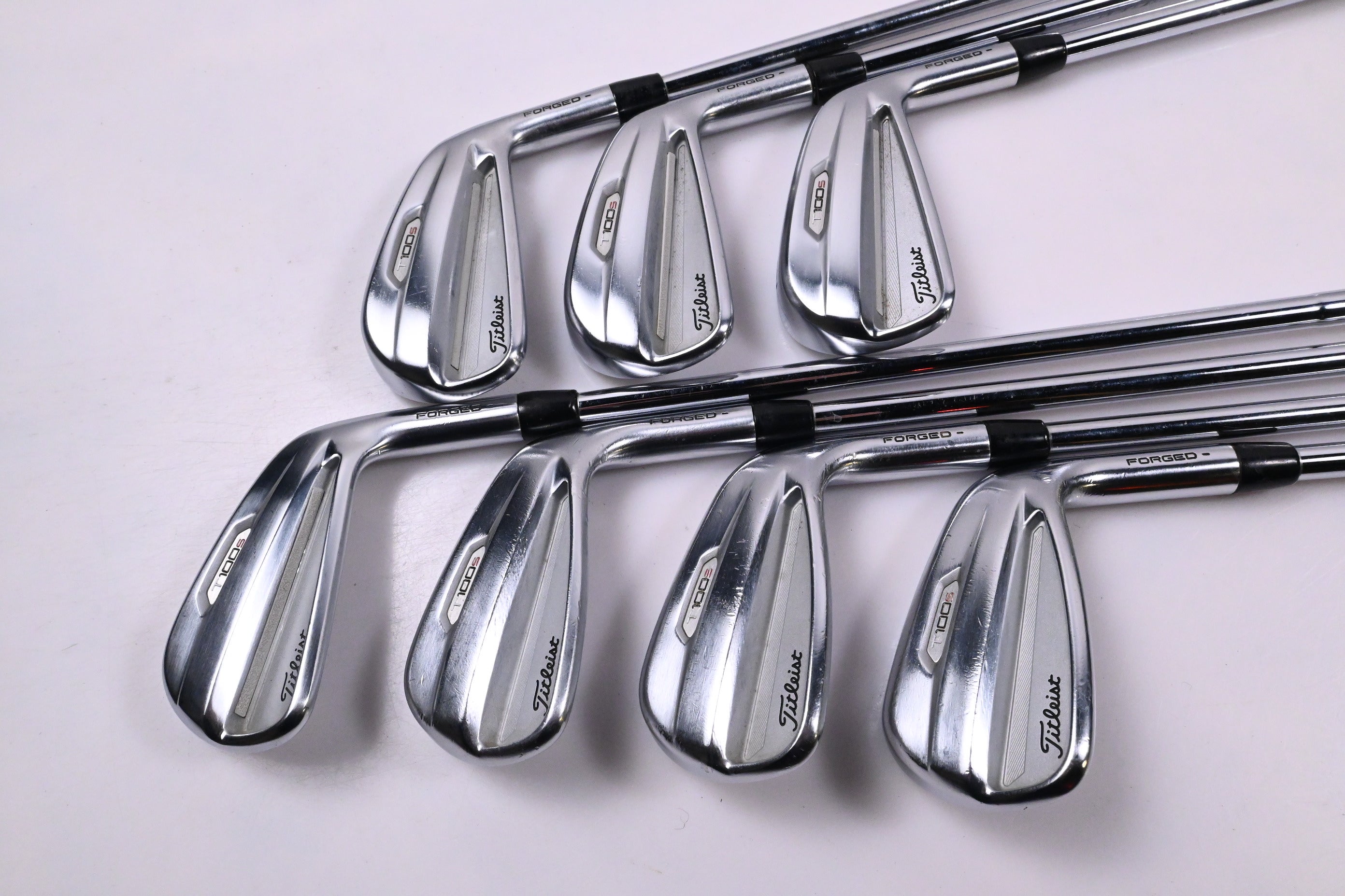 Titleist T100.S 2021 Irons / 4-PW / Stiff Flex AMT Black S300 Shafts