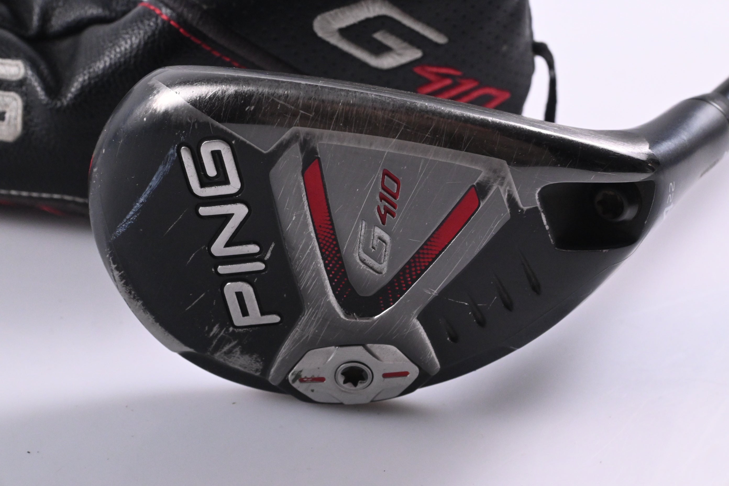 Ping G410 #4 Hybrid / 22 Degree / Stiff Flex Tensei AV Blue 80 Shaft