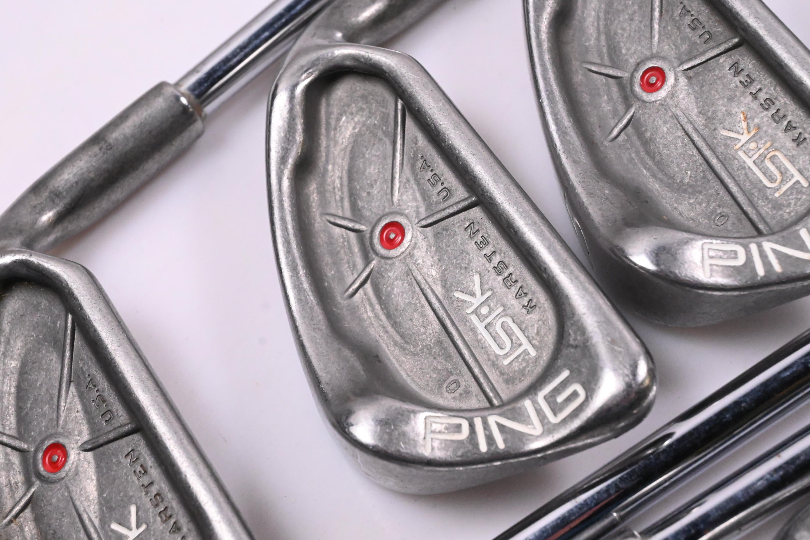 Ping ISI Irons / 3-PW+SW / Red Dot / Stiff Flex Ping Cushin Steel Shafts