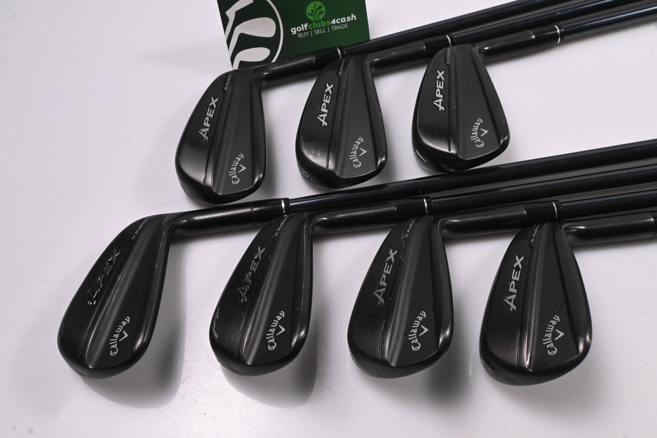 Callaway Apex Ti Fusion Irons / 5-PW+GW / Senior Flex UST Recoil Dart HDC 70