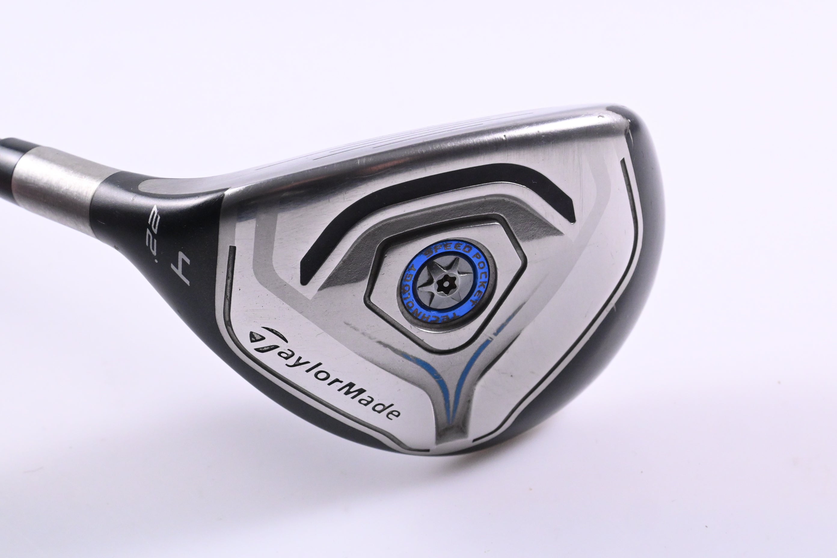 Left Hand Taylormade Jetspeed #4 Hybrid / 22 Degree / Regular Flex VeloxT 65