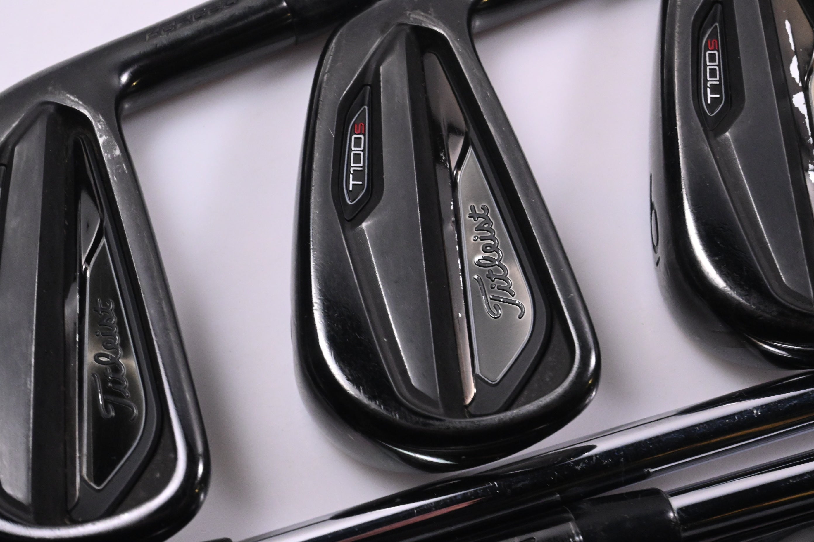 Titleist T100.S Black Limited Edition Irons / 4-PW / Regular Plus Flex Project X