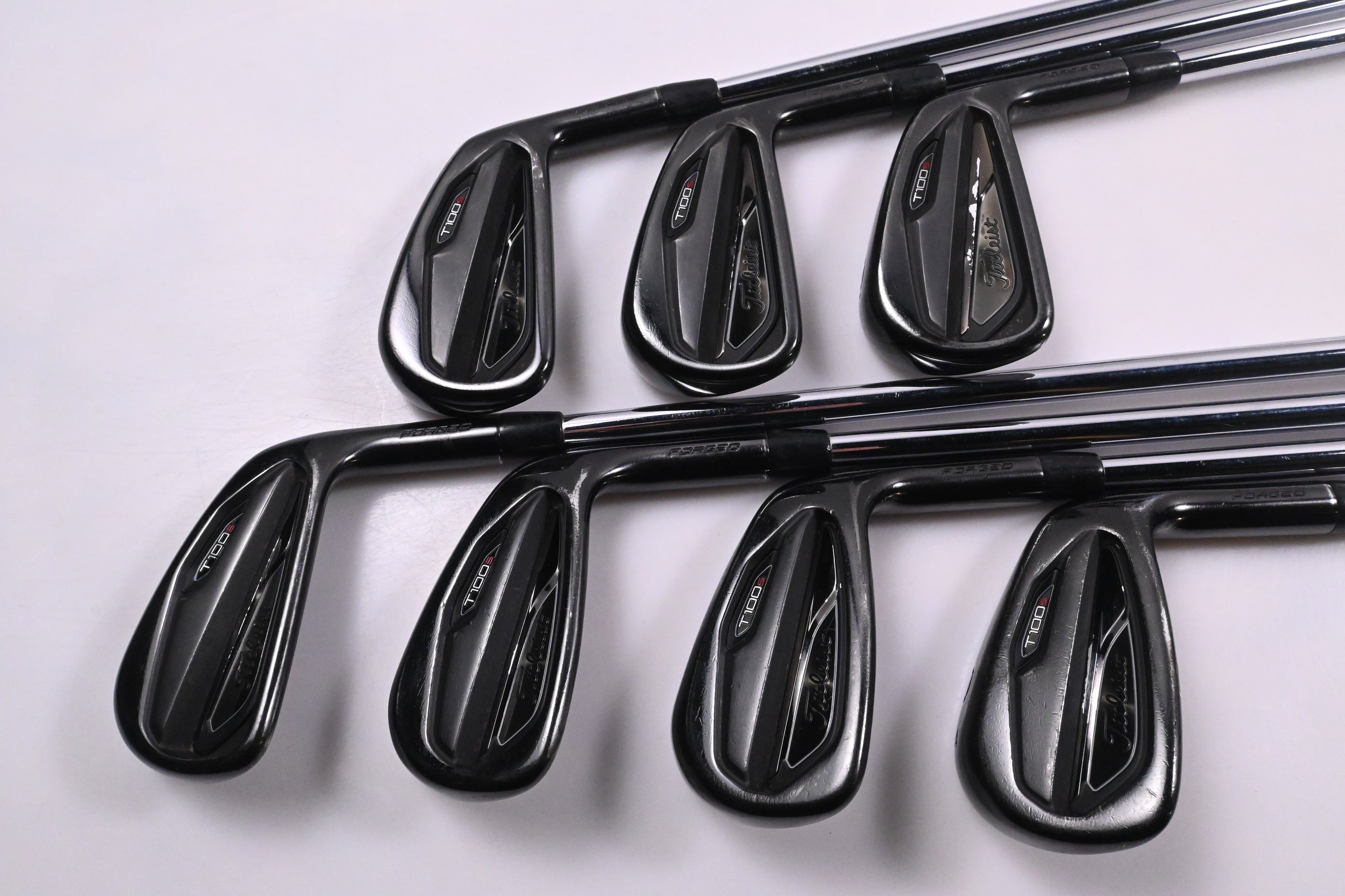 Titleist T100.S Black Limited Edition Irons / 4-PW / Regular Plus Flex Project X