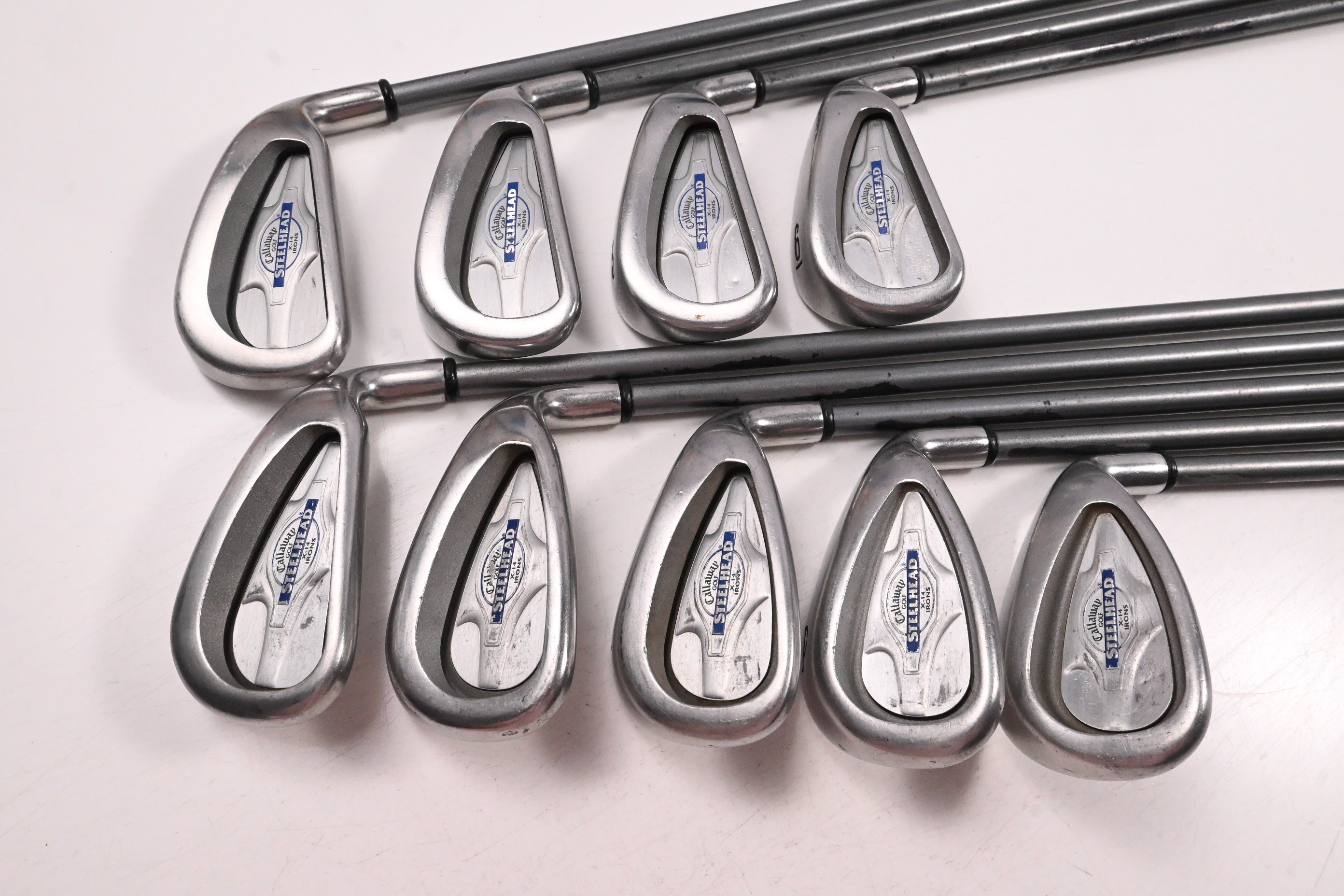 Callaway Steelhead X-14 Irons / 3-PW+SW / Firm Flex Steelhead X-14 Shafts
