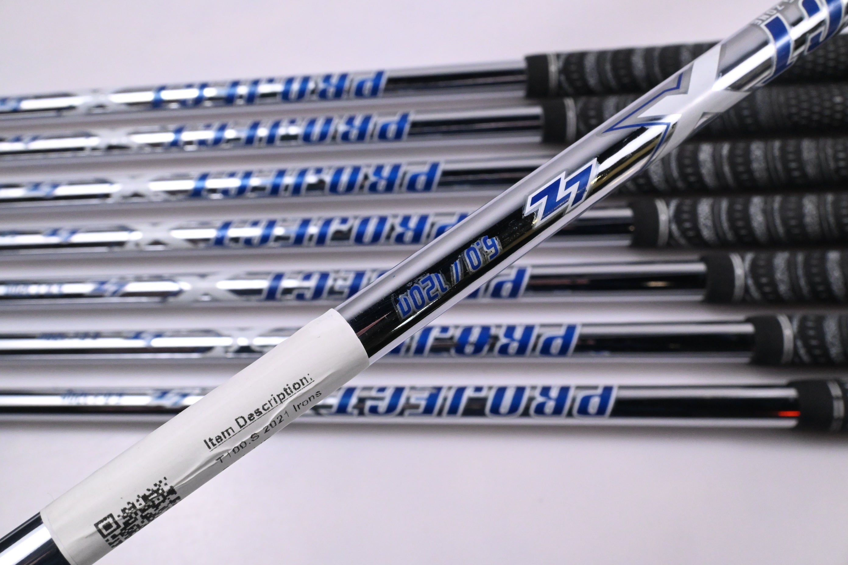 Titleist T100.S 2021 Irons / 3-PW / Stiff Flex Project X LZ 120 Shafts