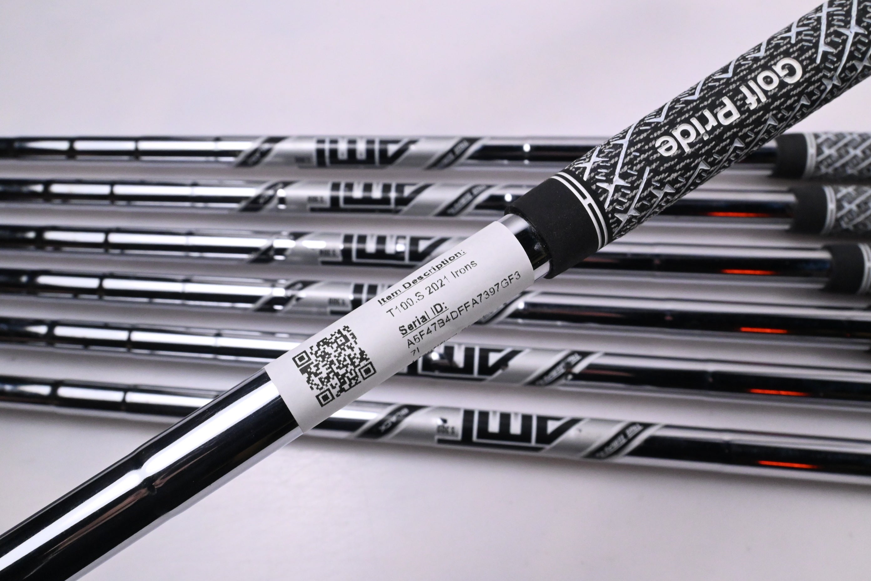 Titleist T100.S 2021 Irons / 4-PW / Stiff Flex AMT Black S300 Shafts