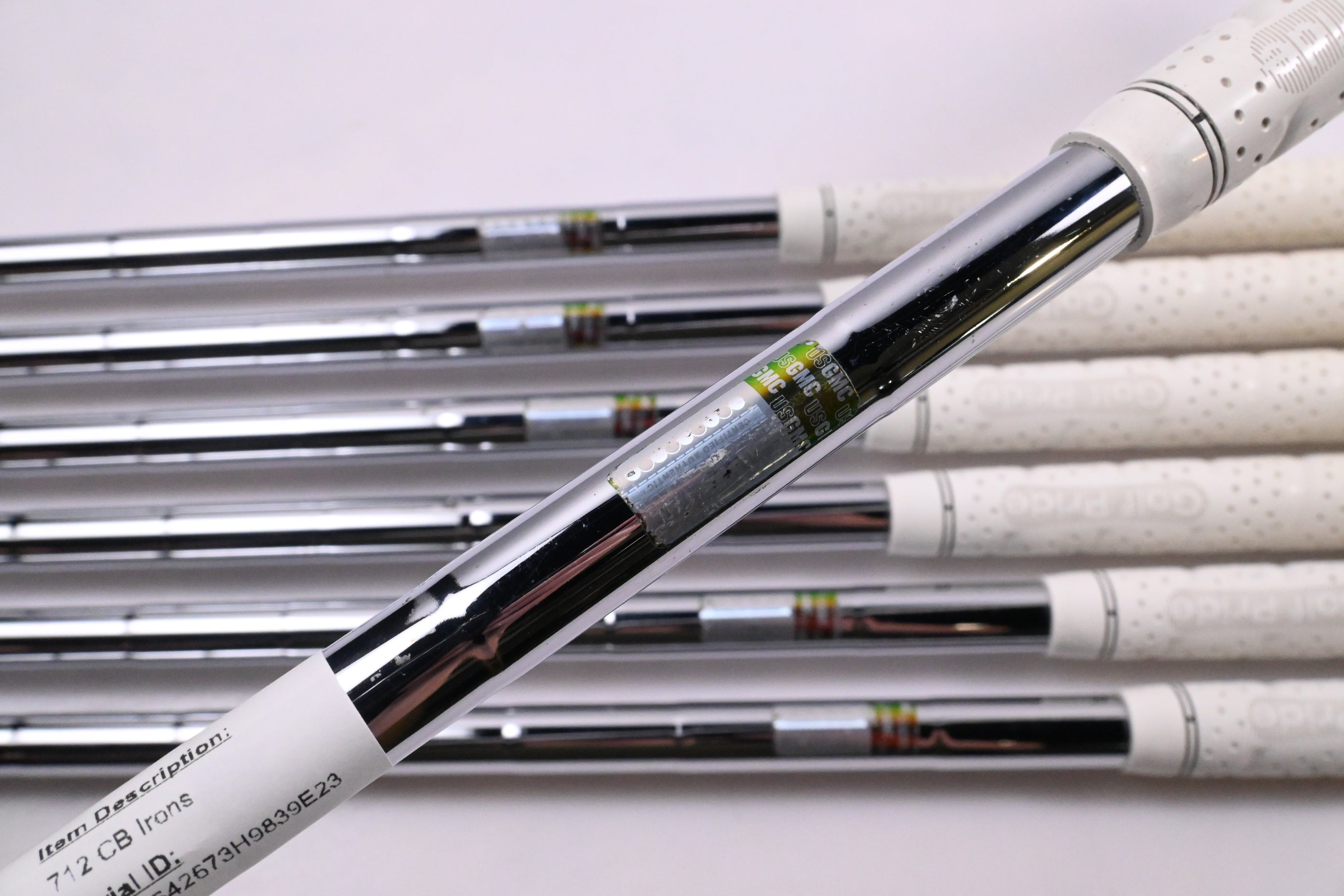 Titleist 712 CB Irons / 4-PW / Stiff Flex Steel Shafts