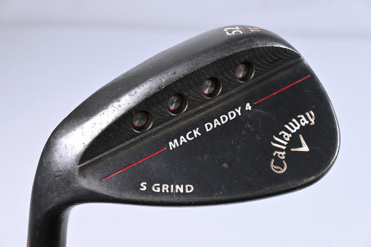 Left Hand Callaway Mack Daddy 4 Gap Wedge / 52 Degree / X-Flex KBS Tour C-Taper