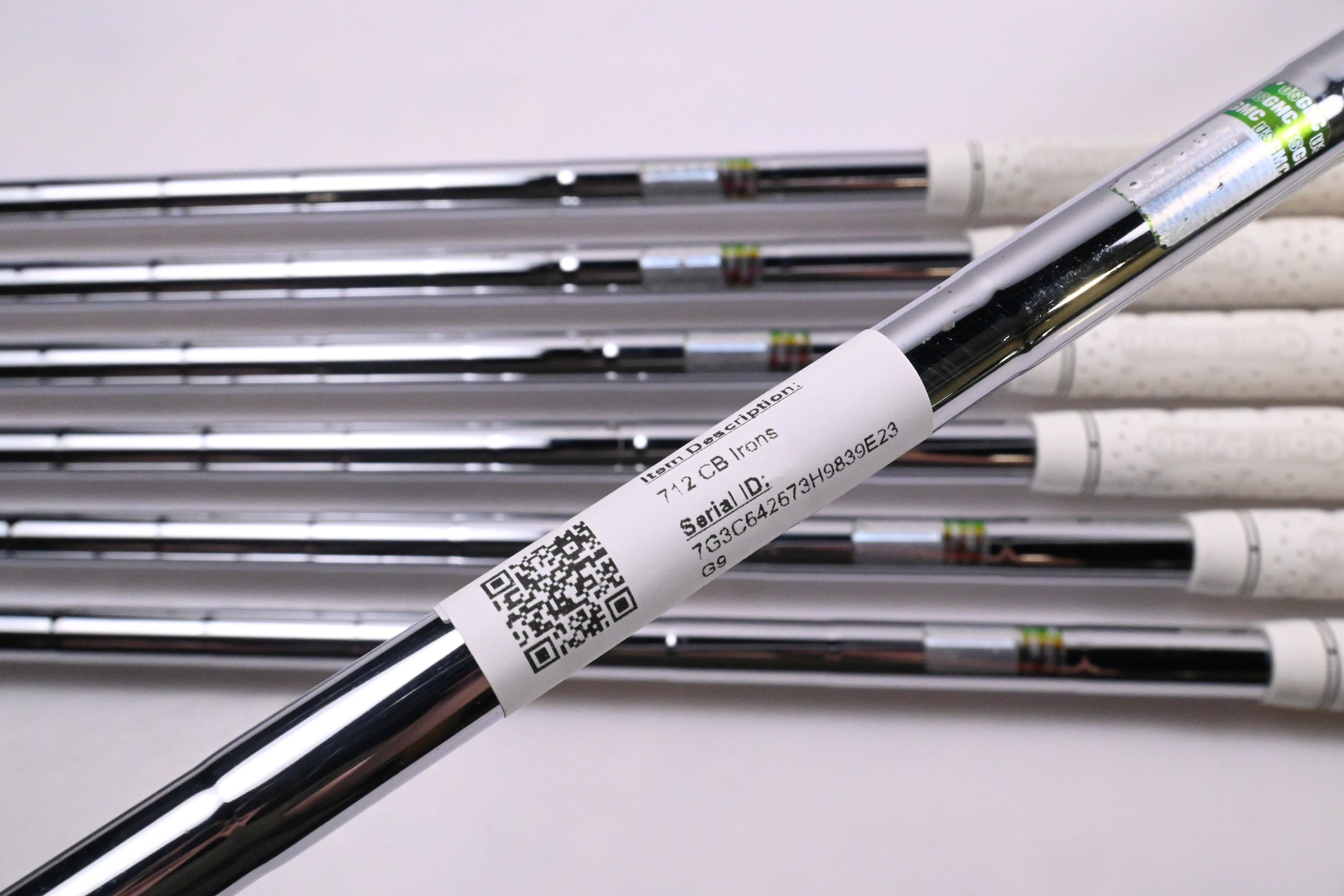 Titleist 712 CB Irons / 4-PW / Stiff Flex Steel Shafts