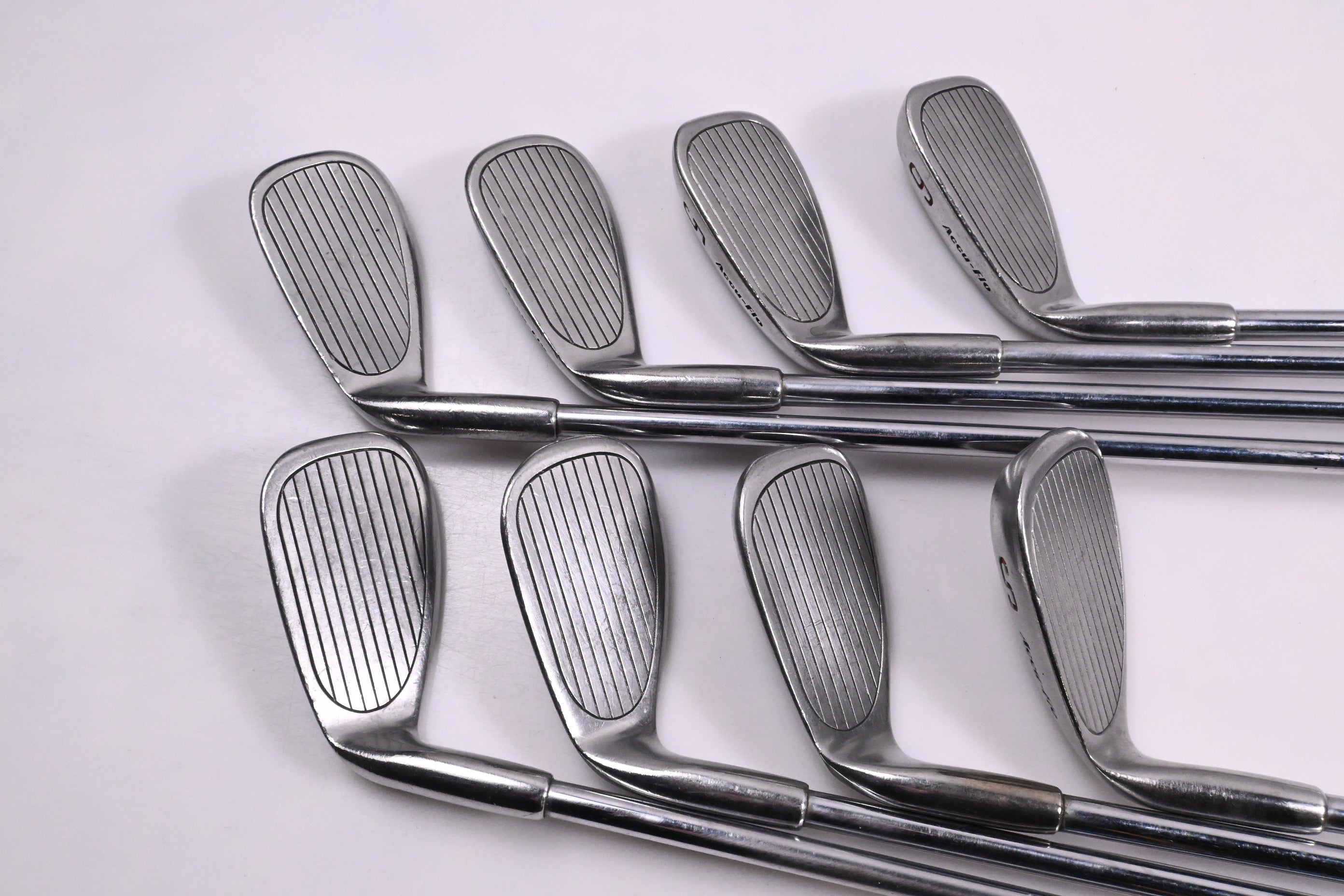 Titleist Accu-Flo Irons / 3-9i+SW / Regular Flex True Temper Lite Shafts