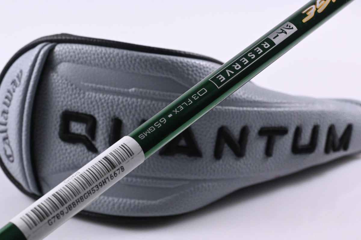 Callaway Quantum Max D #3 Wood / 15 Degree / Regular Flex OBAN Revenge 65
