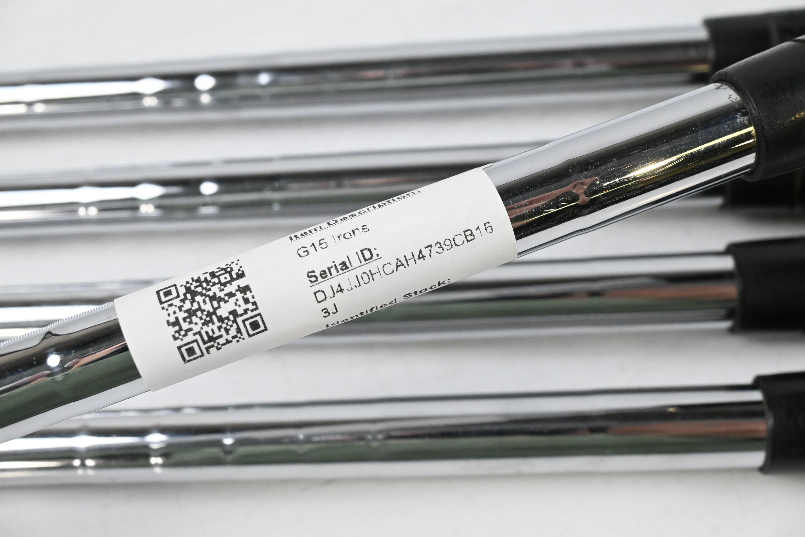 Ping G15 Irons / 6-PW / White Dot / Stiff Flex Steel Shafts