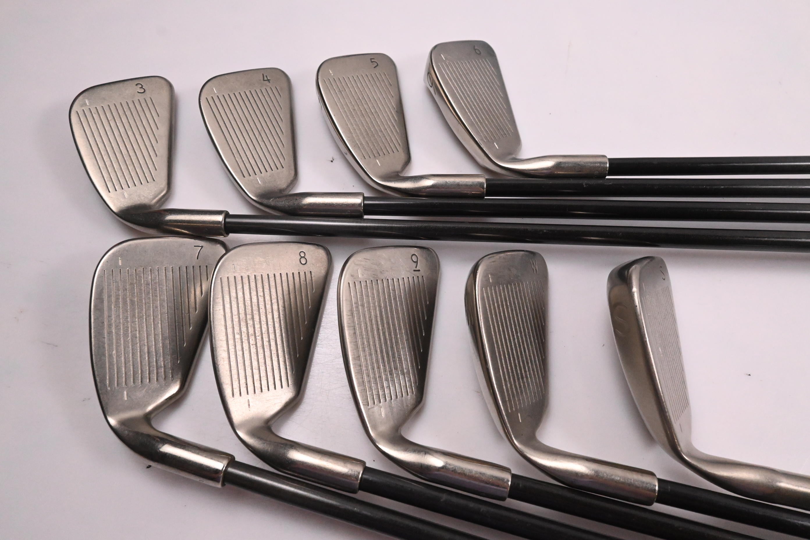 Ping ISI Nickel Irons / 3-PW+SW / Green Dot / Regular Flex Grafalloy Attack Lite