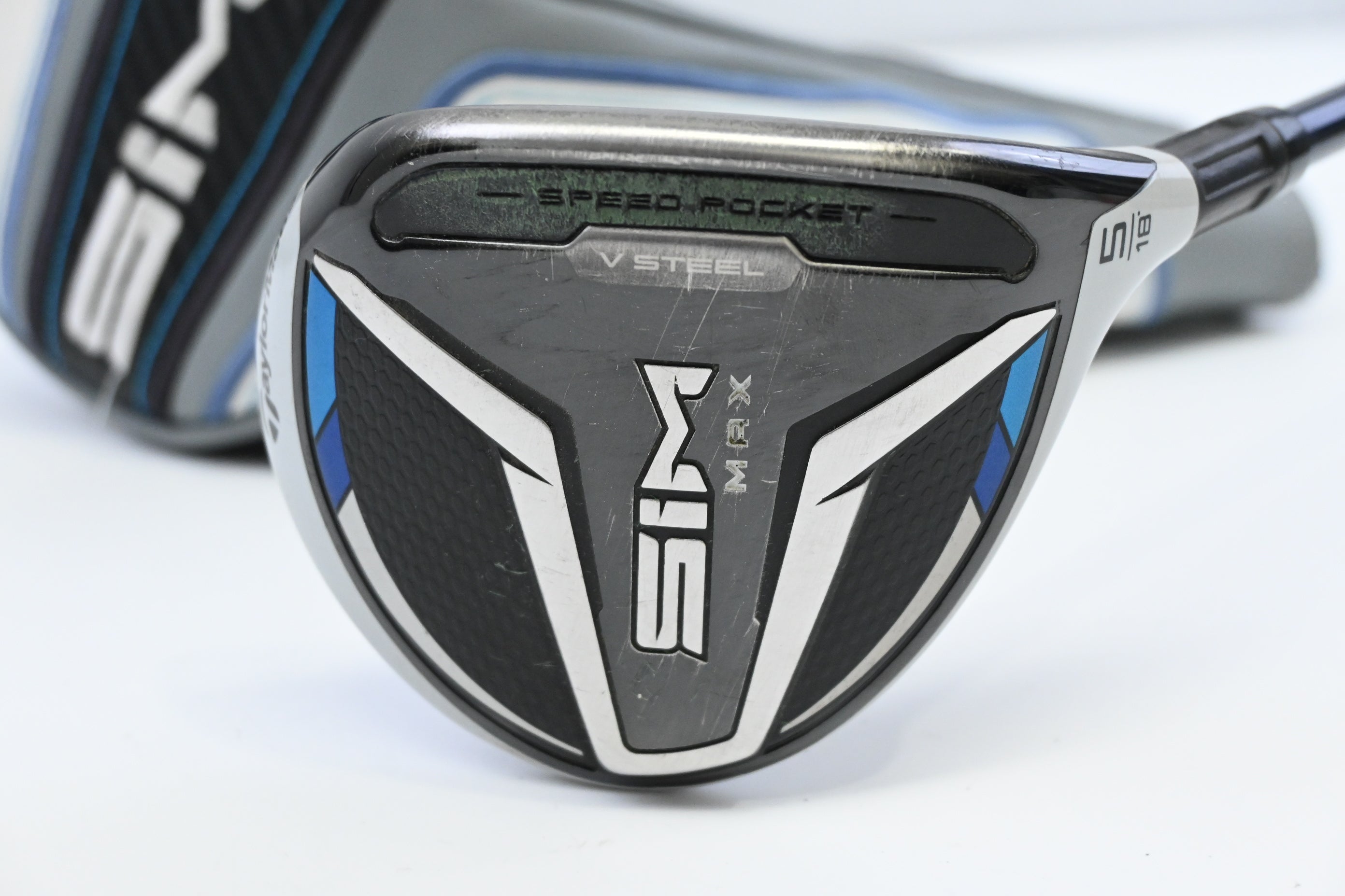 Taylormade SIM Max #5 Wood / 18 Degree / Stiff Flex Fujikura Ventus Blue 6 Shaft