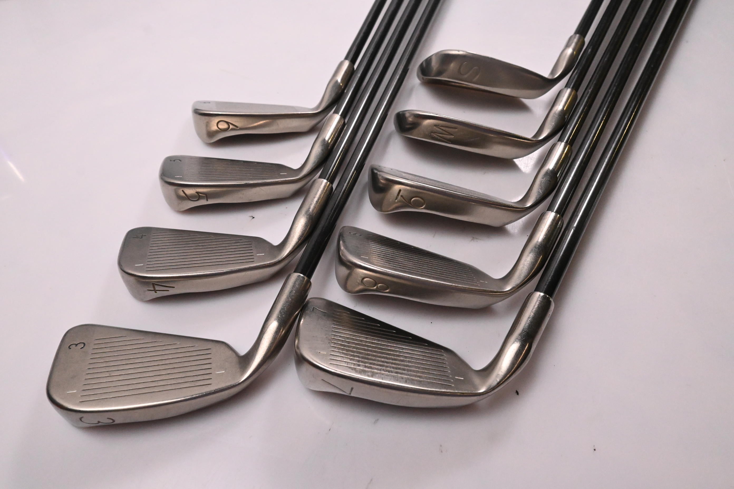 Ping ISI Nickel Irons / 3-PW+SW / Green Dot / Regular Flex Grafalloy Attack Lite