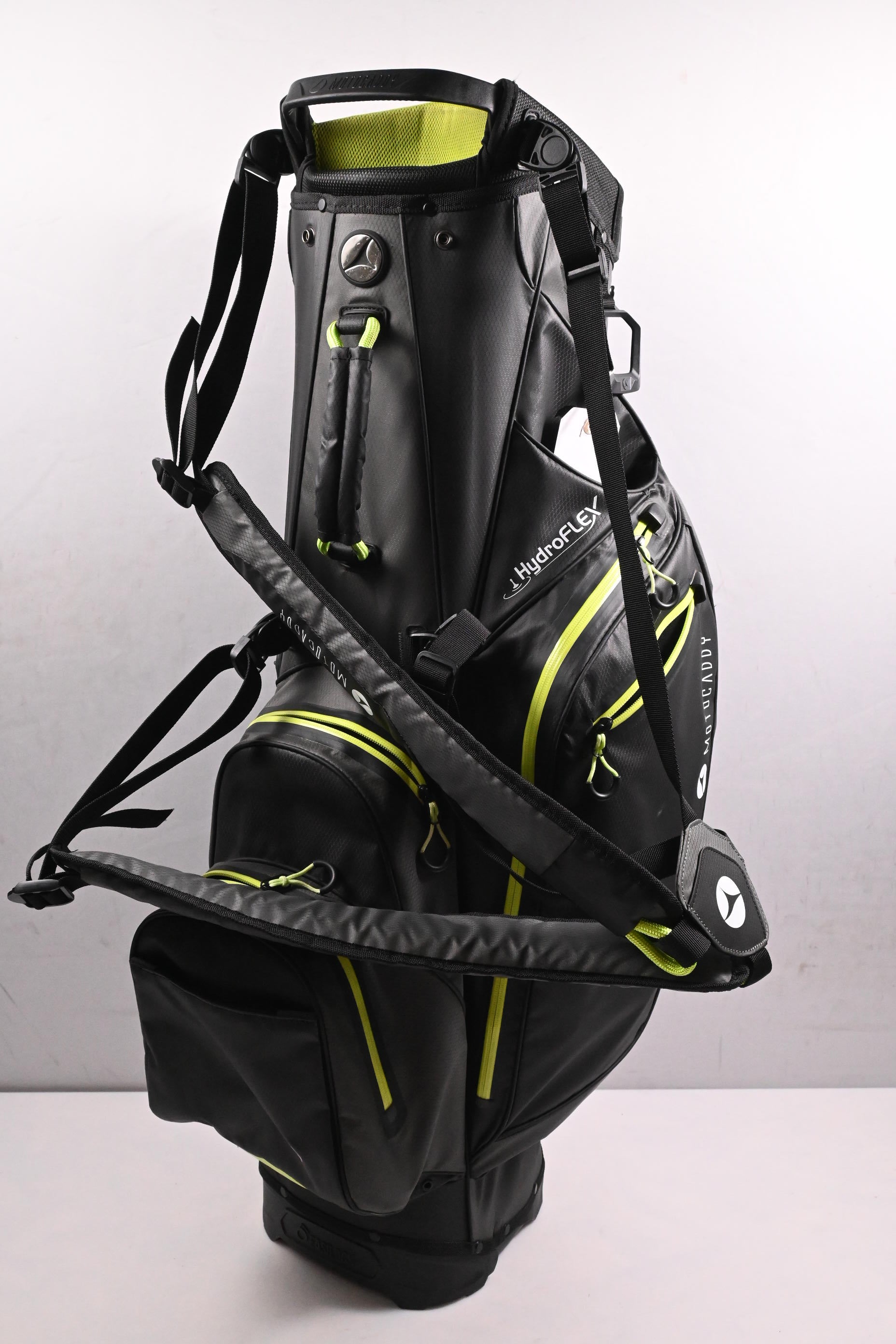 Motocaddy Hydro Flex Stand Bag / 5-Way Divider / Black, Green