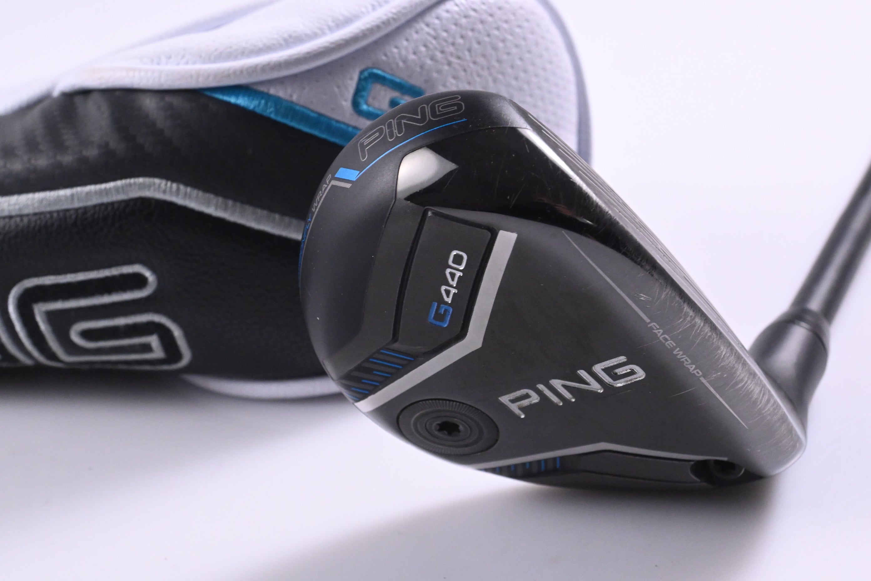 Ping G440 #6 Hybrid / 30 Degree / Stiff Flex Ping Alta CB Blue 70 Shaft
