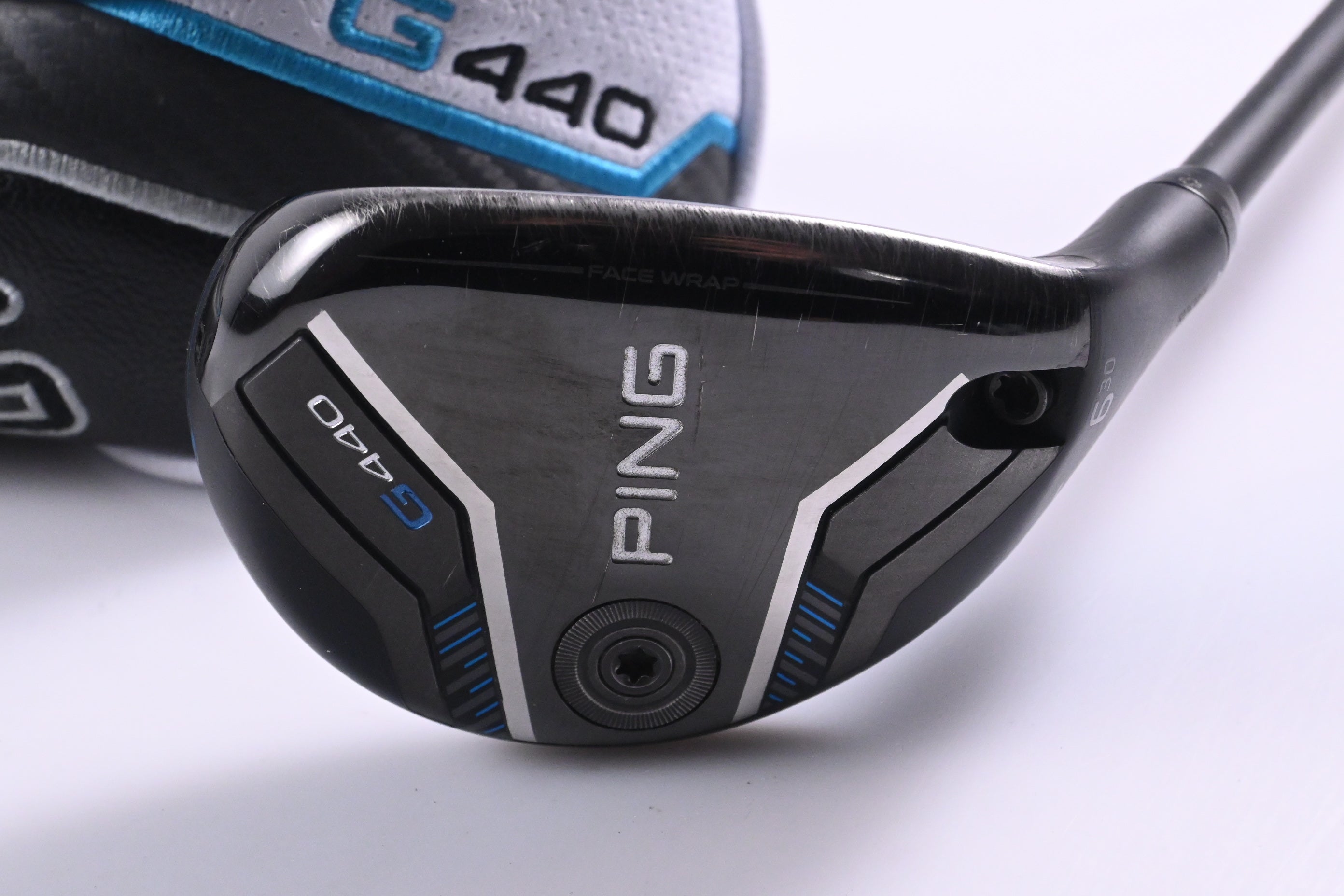 Ping G440 #6 Hybrid / 30 Degree / Stiff Flex Ping Alta CB Blue 70 Shaft