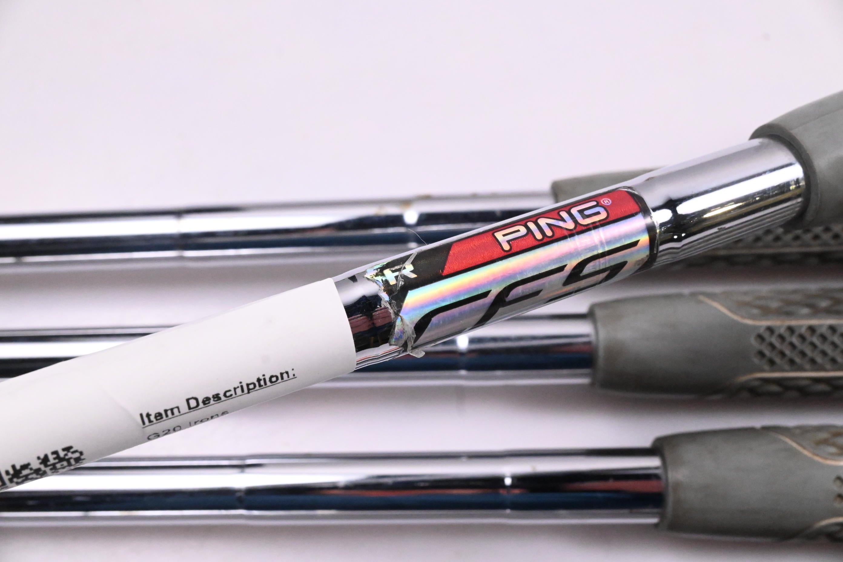Ping G20 Irons / 5-PW / Blue Dot / Regular Flex Ping CFS Steel Shafts