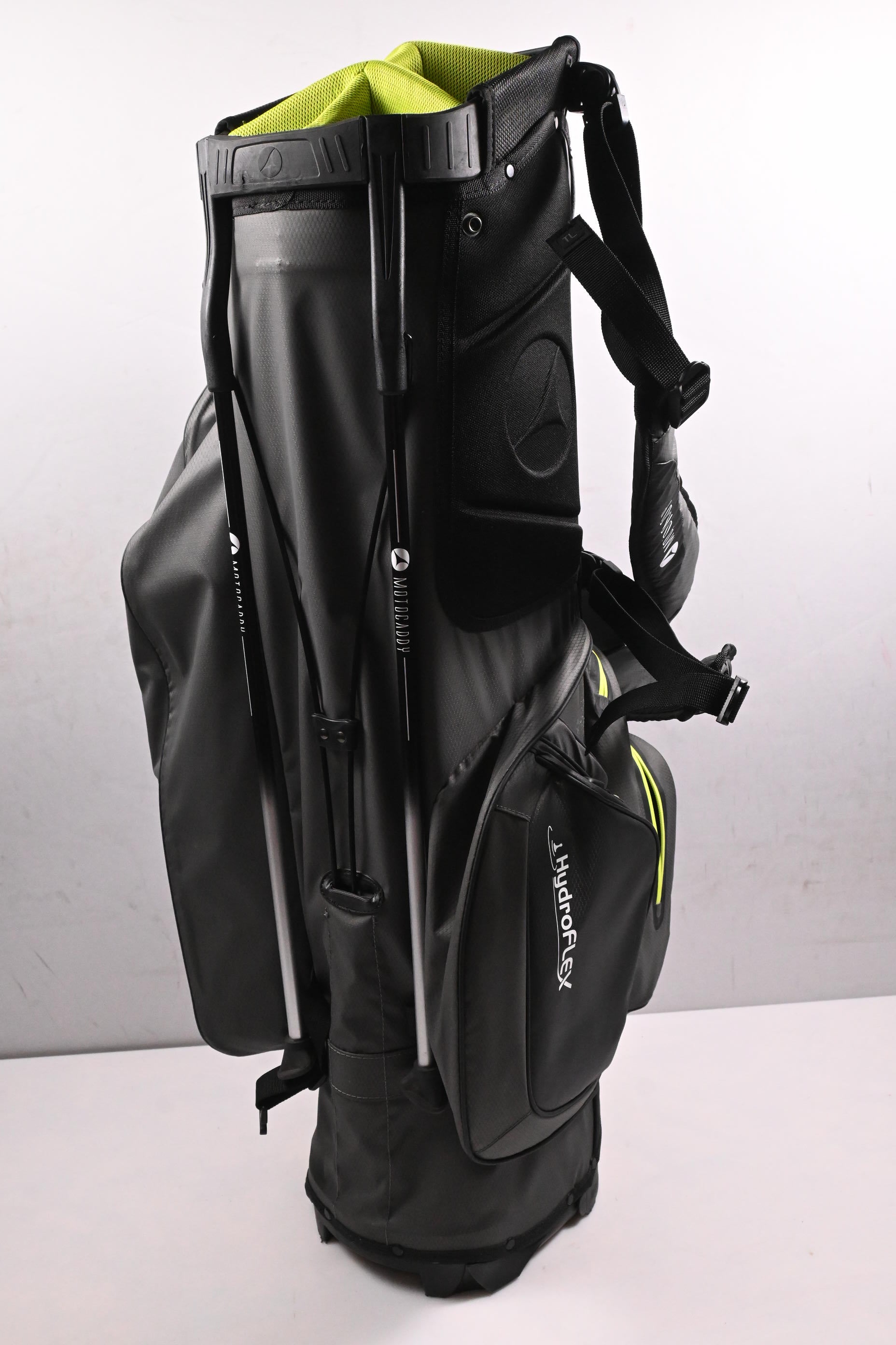 Motocaddy Hydro Flex Stand Bag / 5-Way Divider / Black, Green
