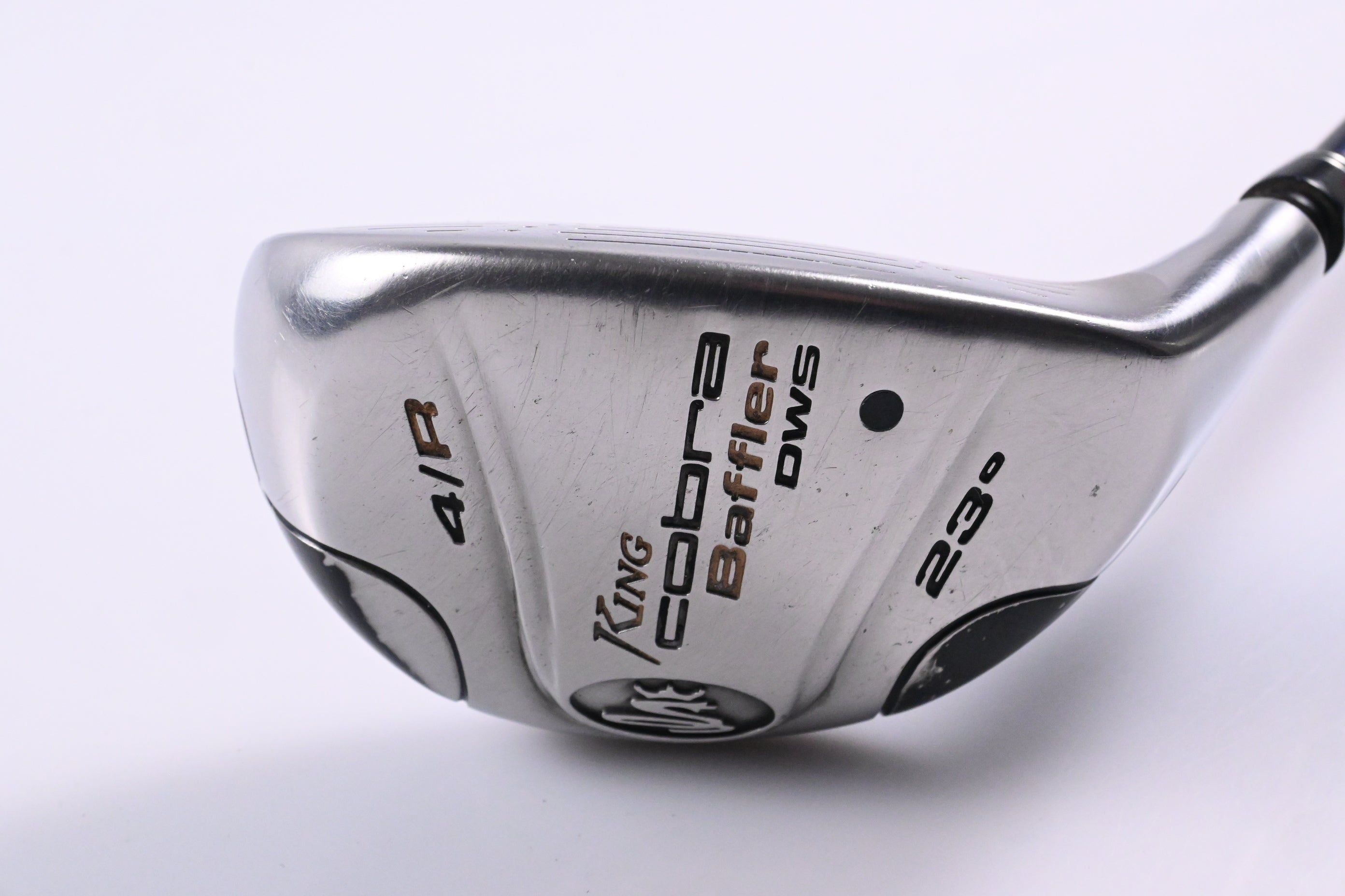 Cobra Baffler DWS #4 Hybrid / 23 Degree / Stiff Flex Aldila NV Proto-HL 65 Shaft