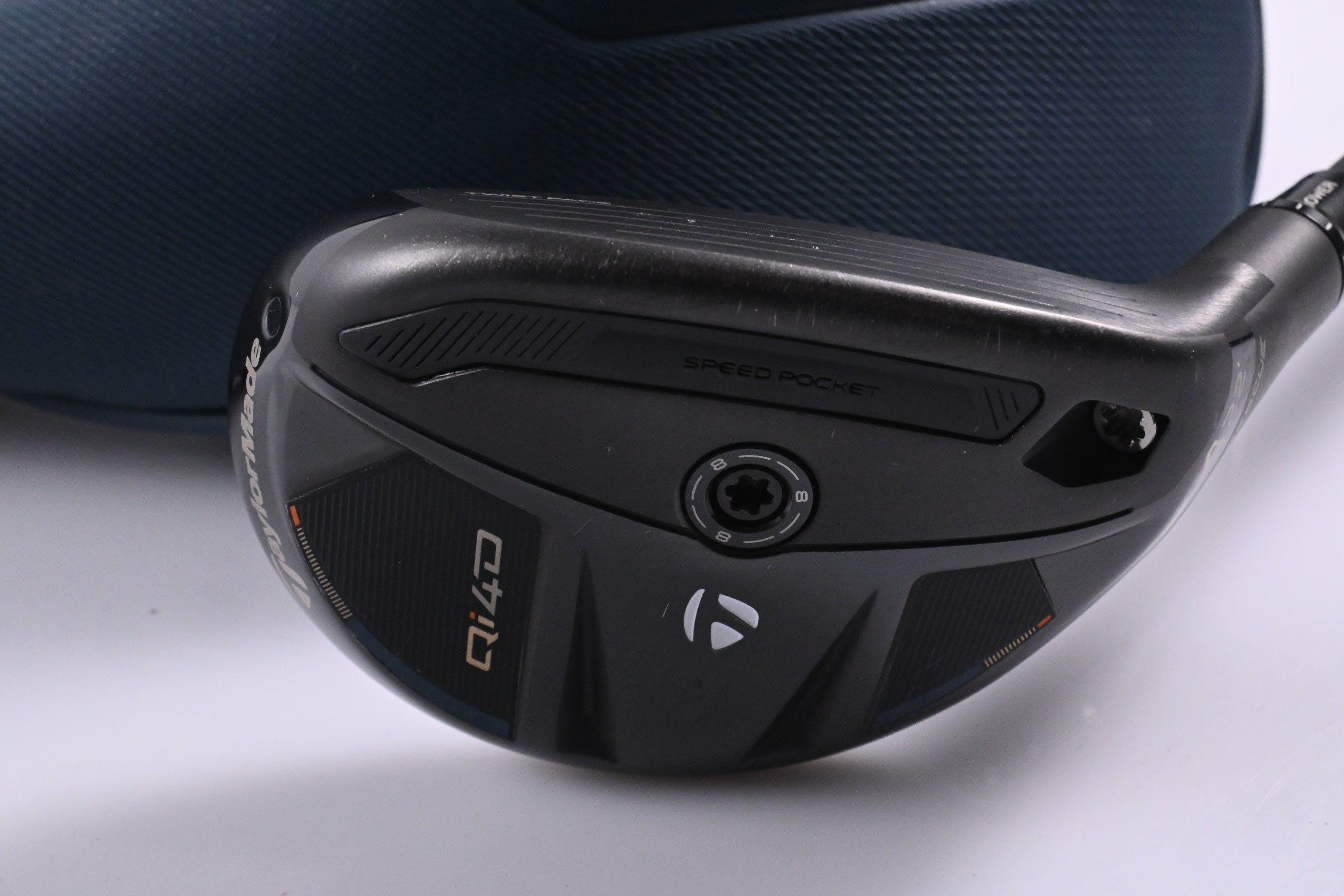Taylormade Qi4D #4 Hybrid / 22 Degree / Stiff Flex KBS Reax 75 Shaft *reprocessed