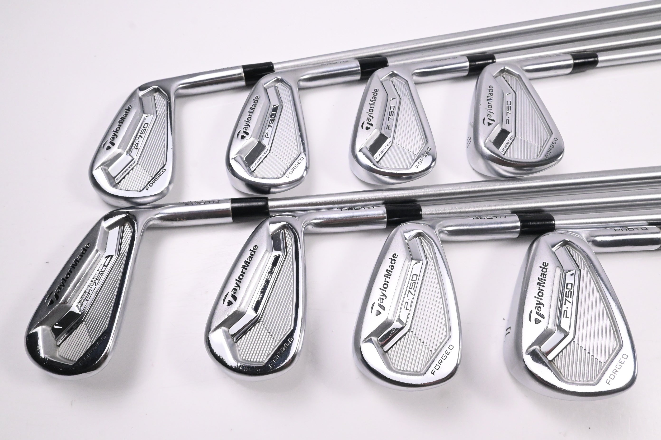 Taylormade P750 Tour Proto Irons / 3-PW / Stiff Flex KBS Tour C-Taper 120 Shafts