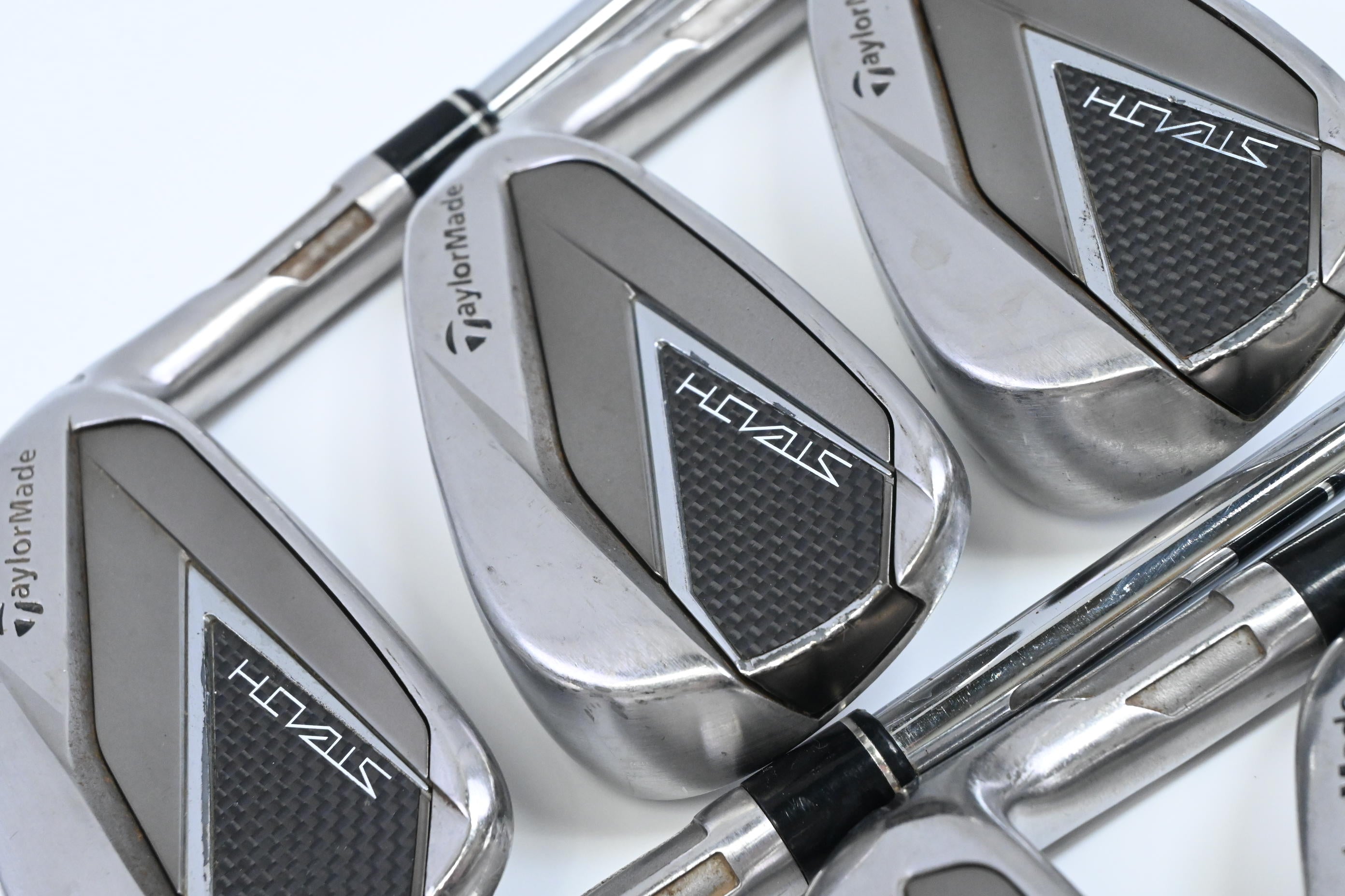 Taylormade Stealth Irons / 6-PW+AW / Regular Flex KBS MAX MT 85 Shafts