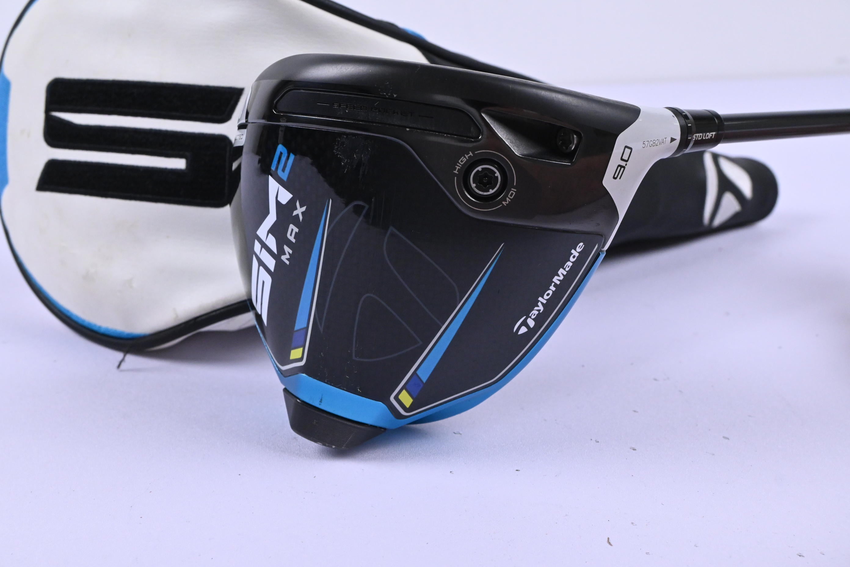 Taylormade SIM2 Max Driver / 9 Degree / Stiff Flex Diamana T+ 60 Shaft