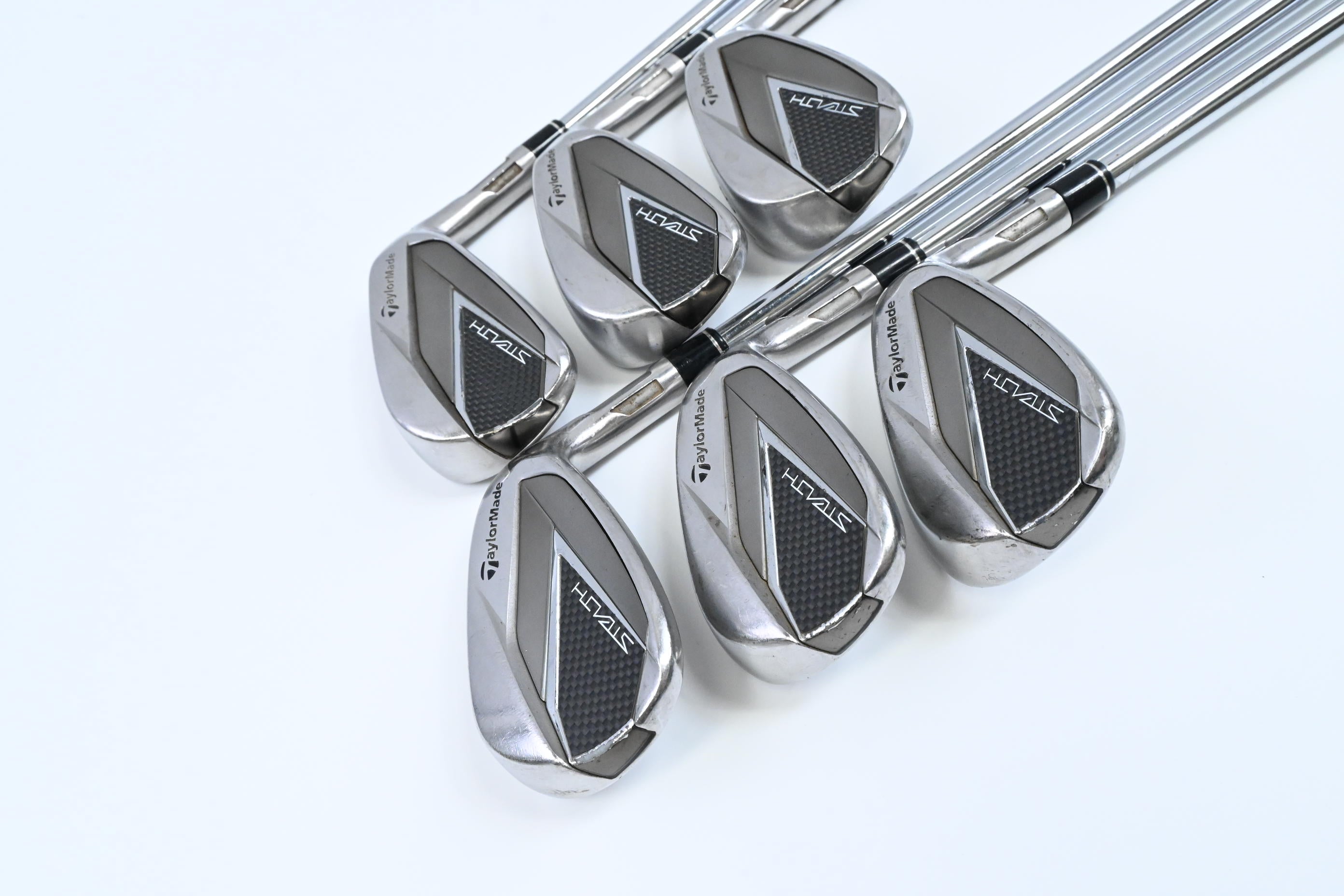 Taylormade Stealth Irons / 6-PW+AW / Regular Flex KBS MAX MT 85 Shafts