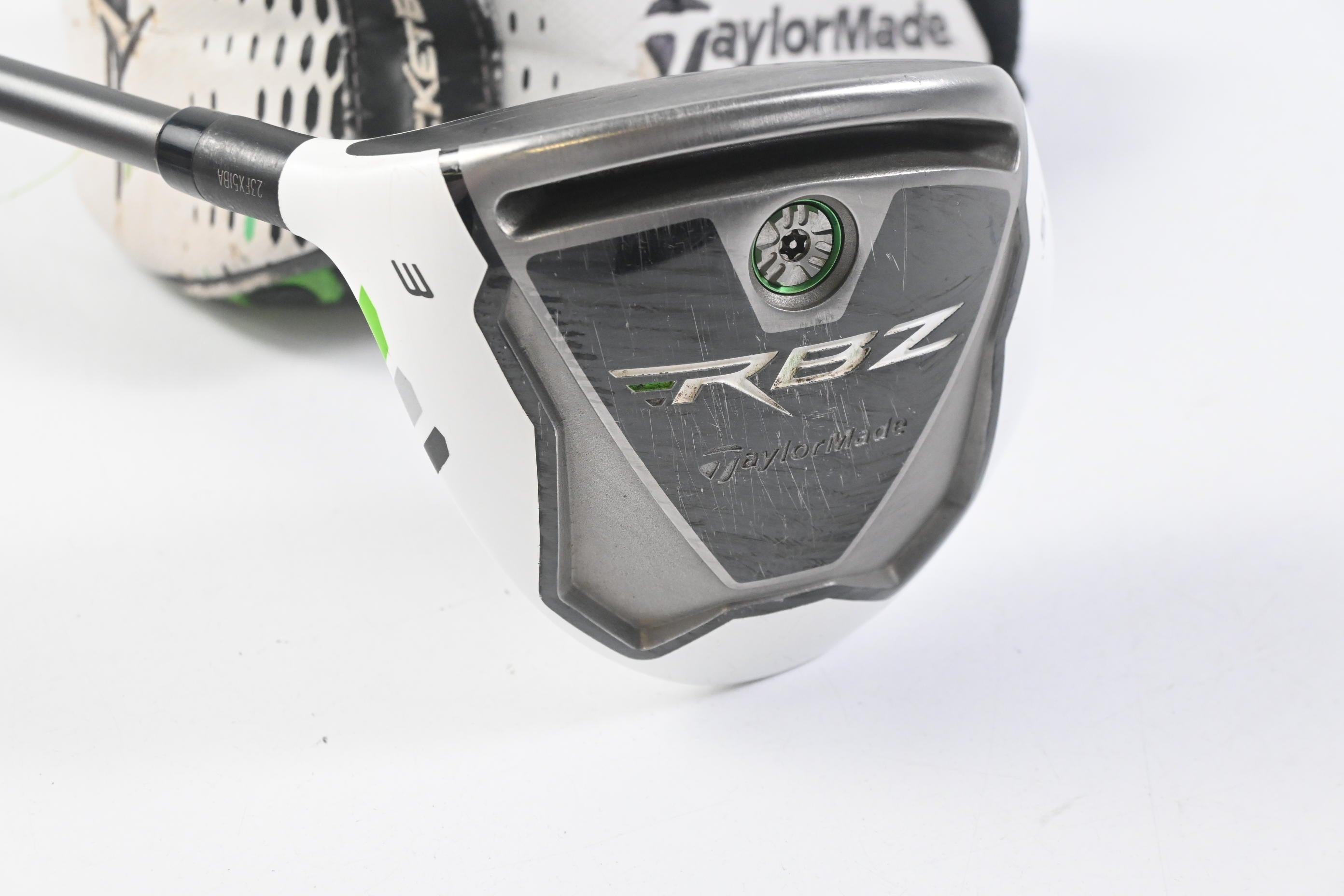 Left Hand Taylormade RBZ #3 Wood / 15 Degree / Regular Flex Matrix XCon-5 Shaft