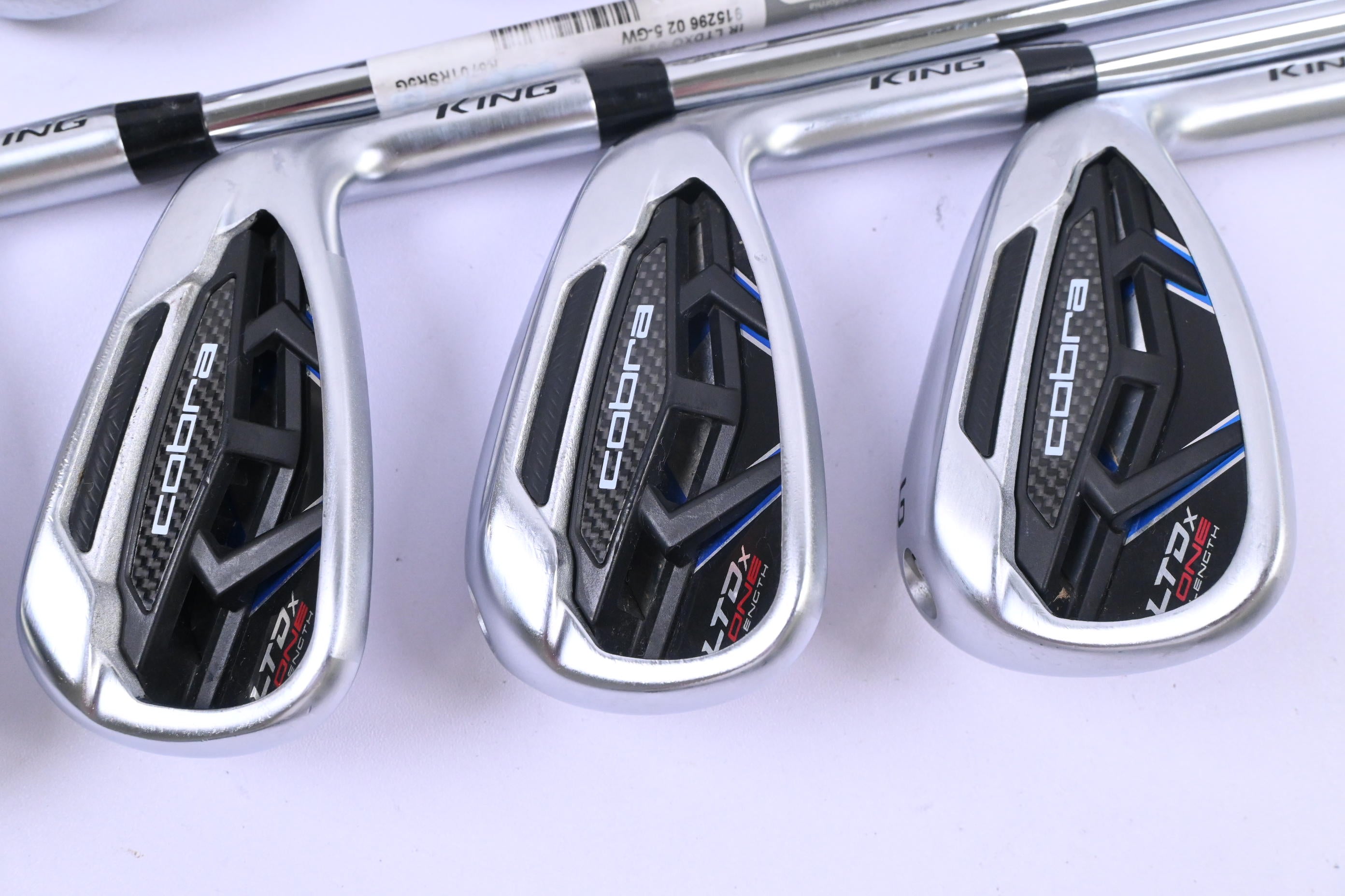 Cobra LTDx One Length Irons / 5-PW+GW / Regular Flex KBS Tour Shafts