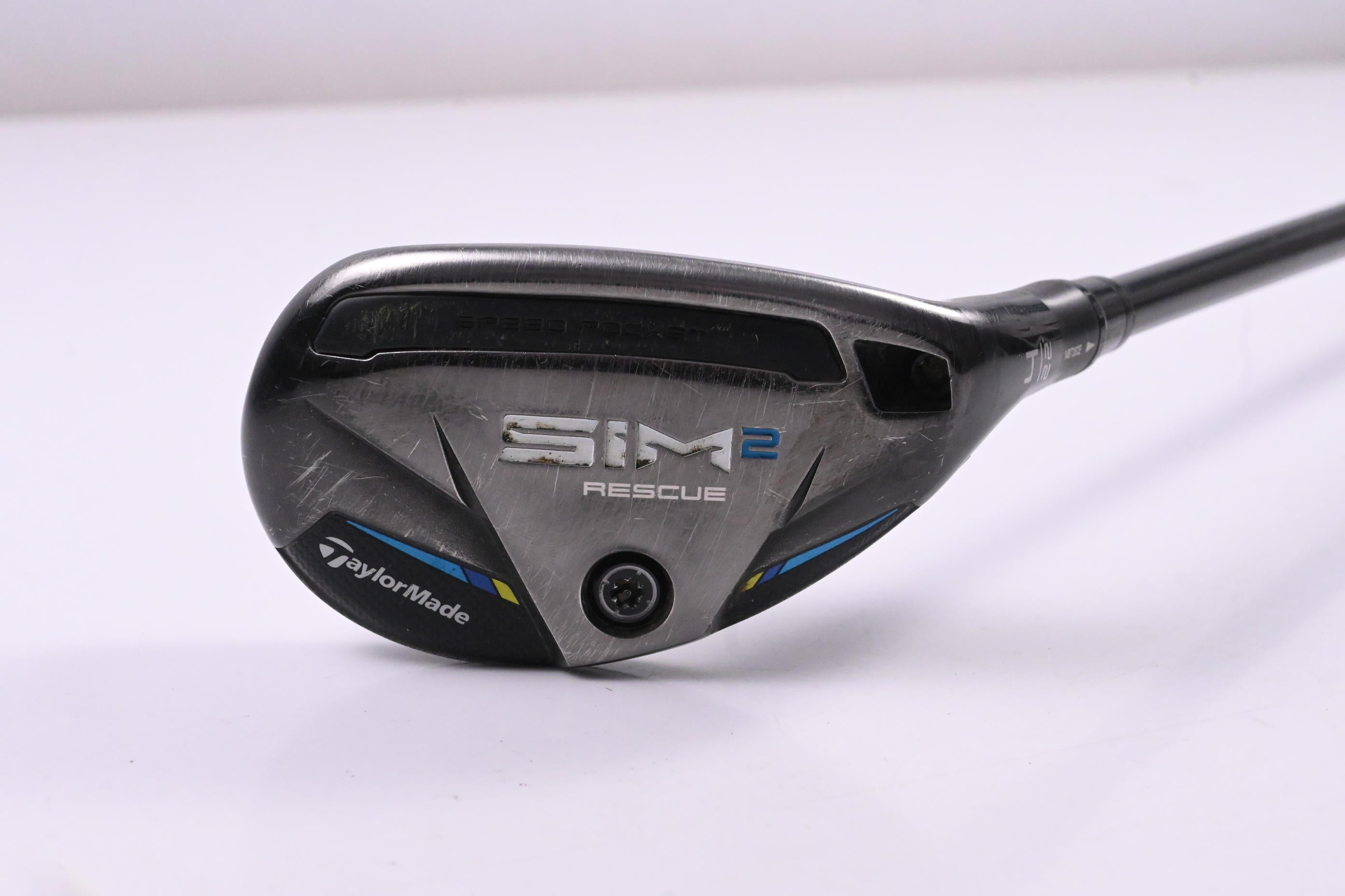 Taylormade SIM2 #4 Hybrid / 22 Degree / Stiff Flex Tensei AV Raw Blue 80 Shaft