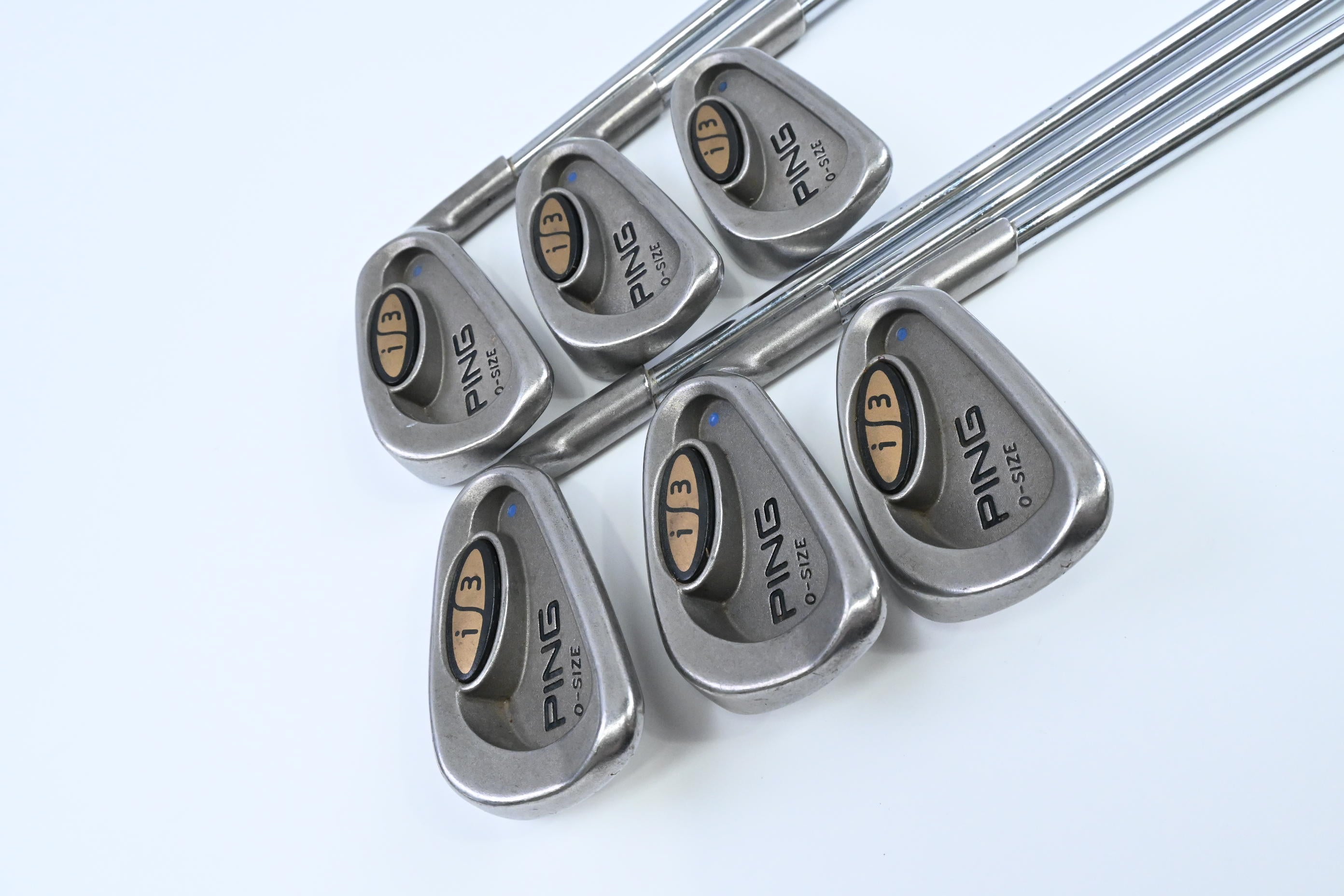 Ping i3 O-Size Irons / 5-PW / Blue Dot / Stiff Flex Ping JZ Shafts