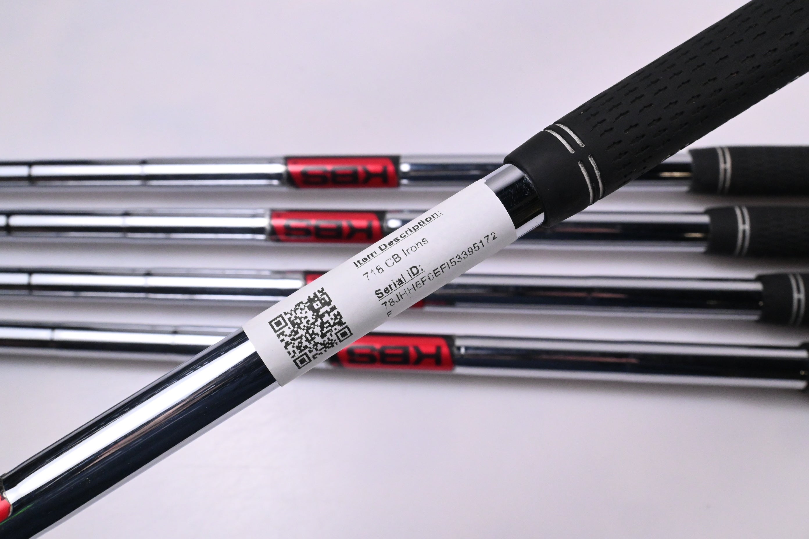 Titleist 718 CB Irons / 6-PW / Stiff Flex KBS Tour Shafts