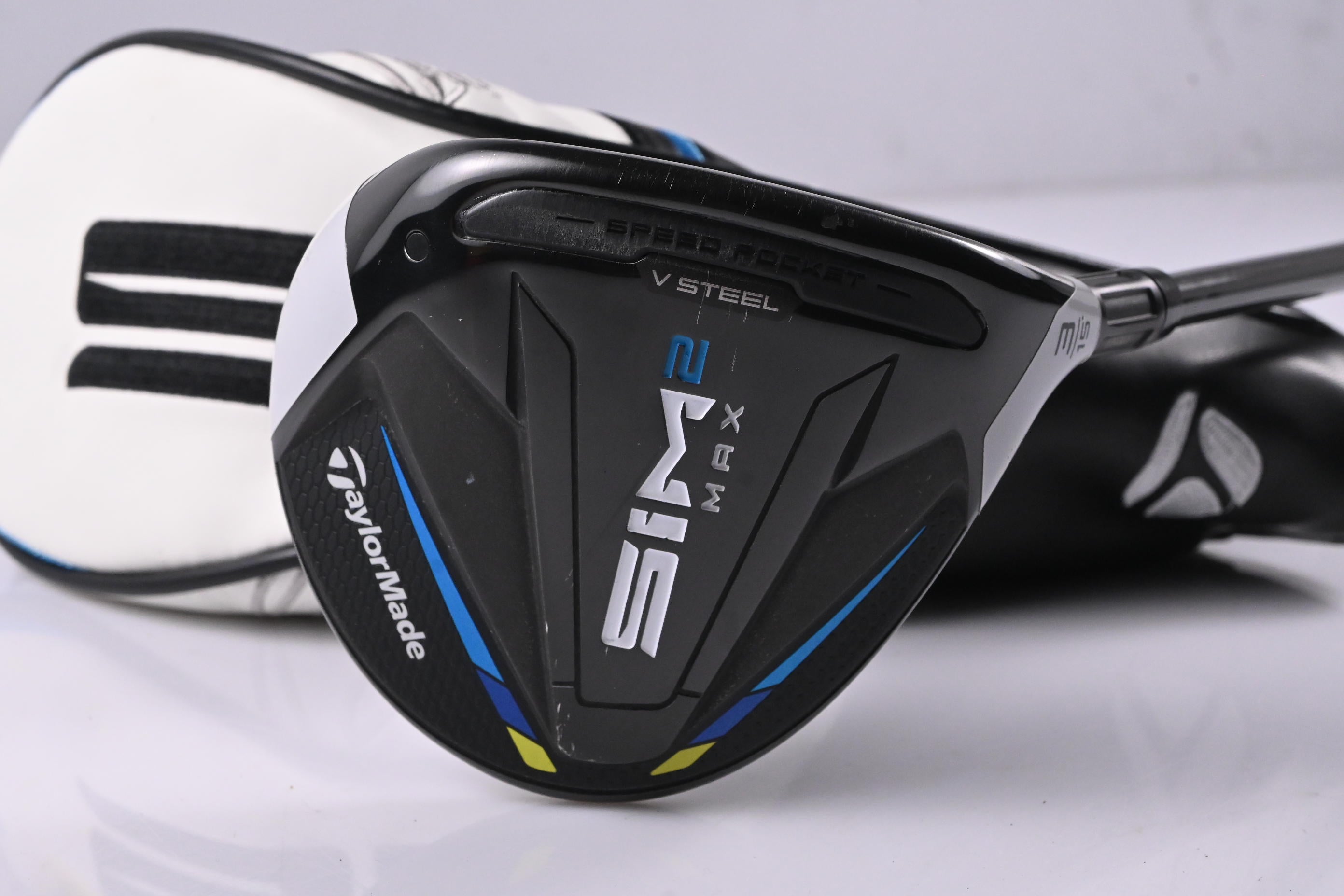 Taylormade SIM2 Max #3 Wood / 15 Degree / Stiff Flex Evenflow Riptide 70 Shaft