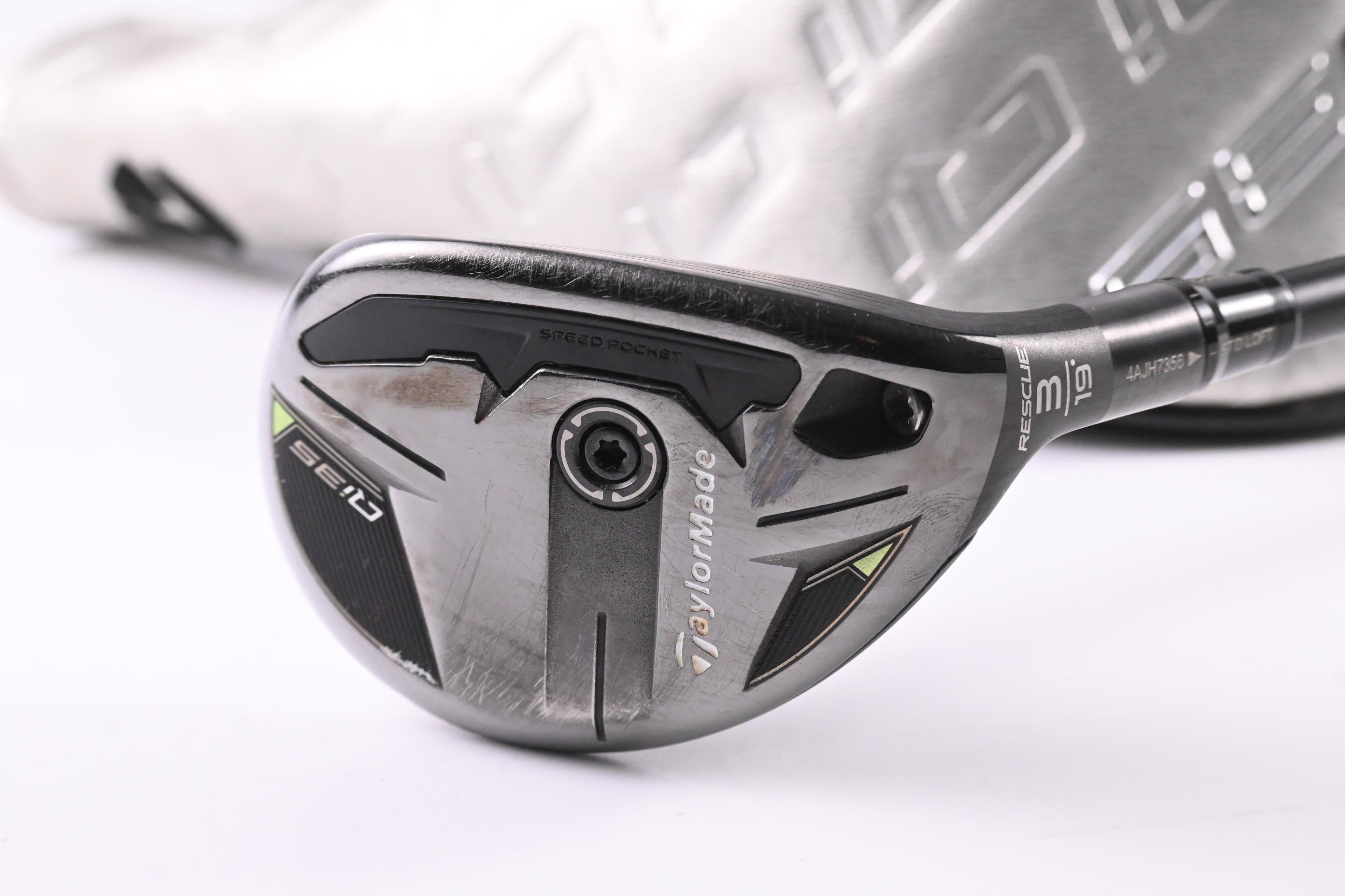 Taylormade Qi35 #3 Hybrid / 19 Degree / Stiff Flex Fujikura Ventus Blue 7 Shaft