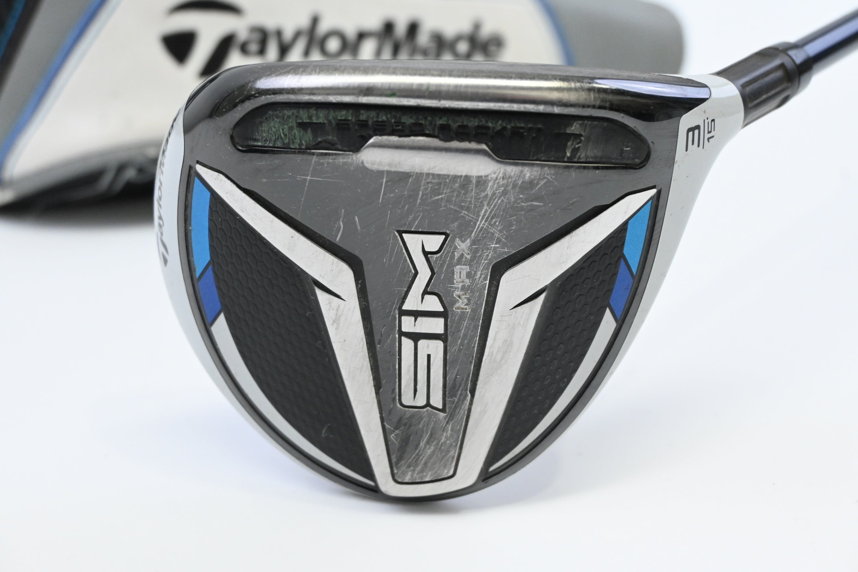 Taylormade SIM Max #3 Wood / 15 Degree / Stiff Flex Fujikura Ventus Blue 6 Shaft