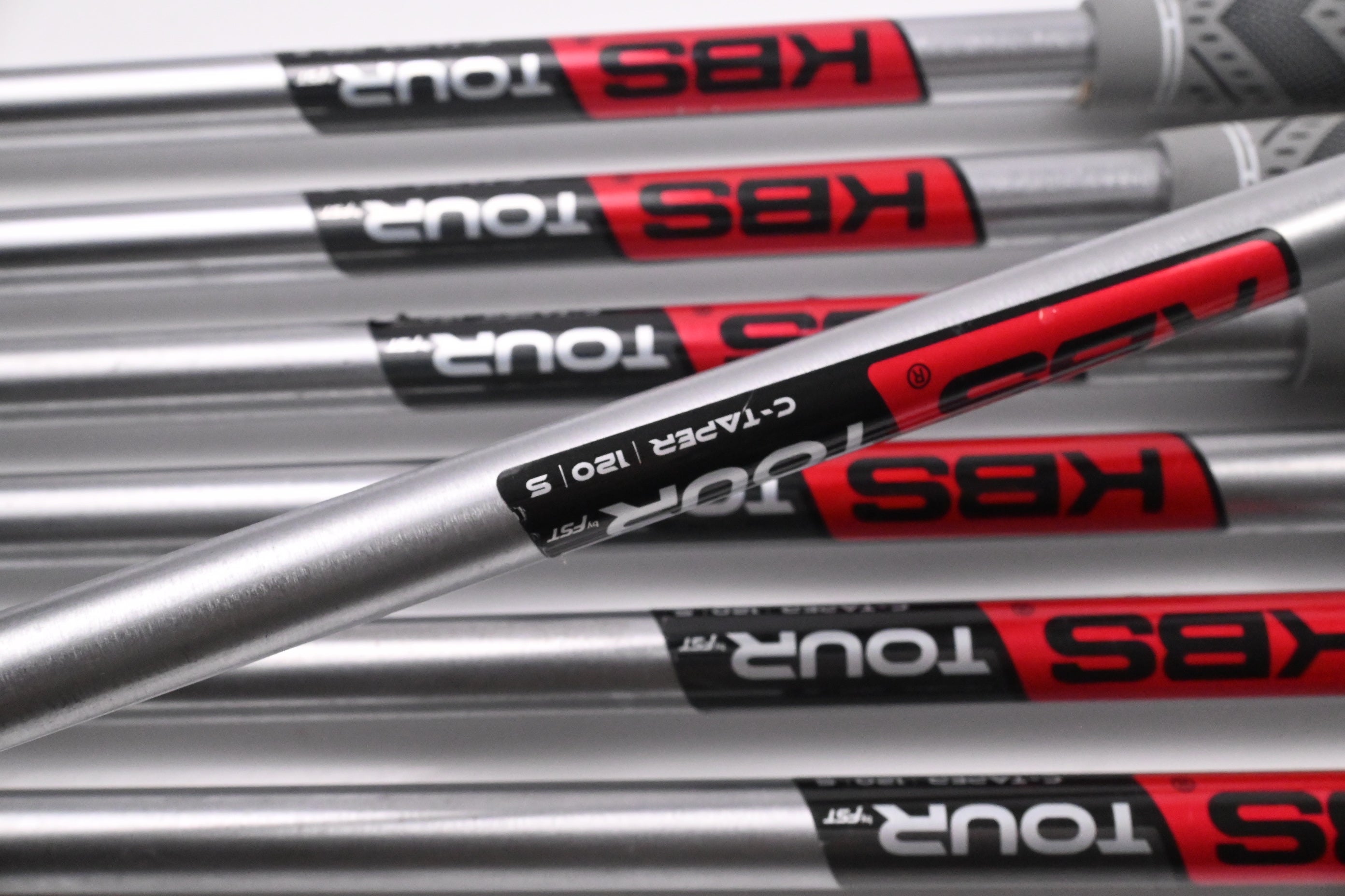 Taylormade P750 Tour Proto Irons / 3-PW / Stiff Flex KBS Tour C-Taper 120 Shafts