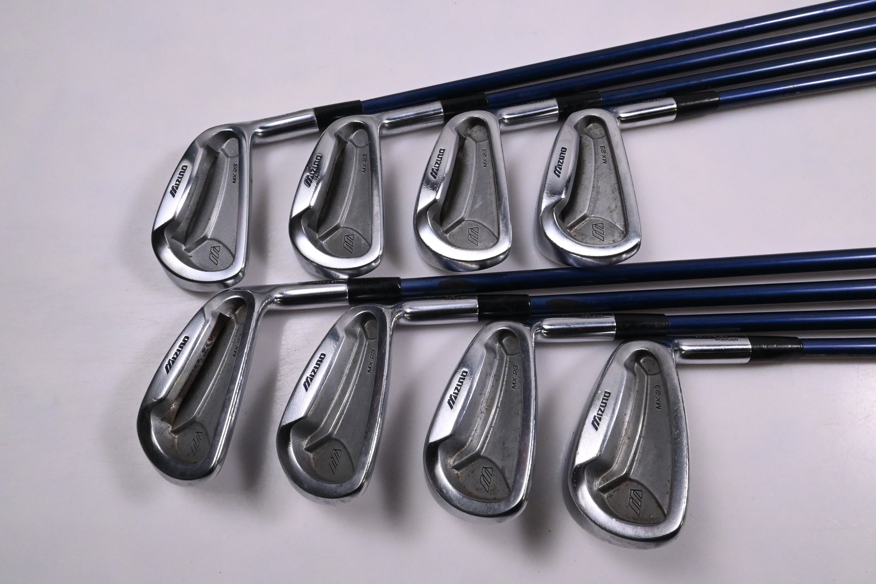 Mizuno MX-23 Irons / 3-PW / Regular Flex Mizuno Exsar Blue Shafts