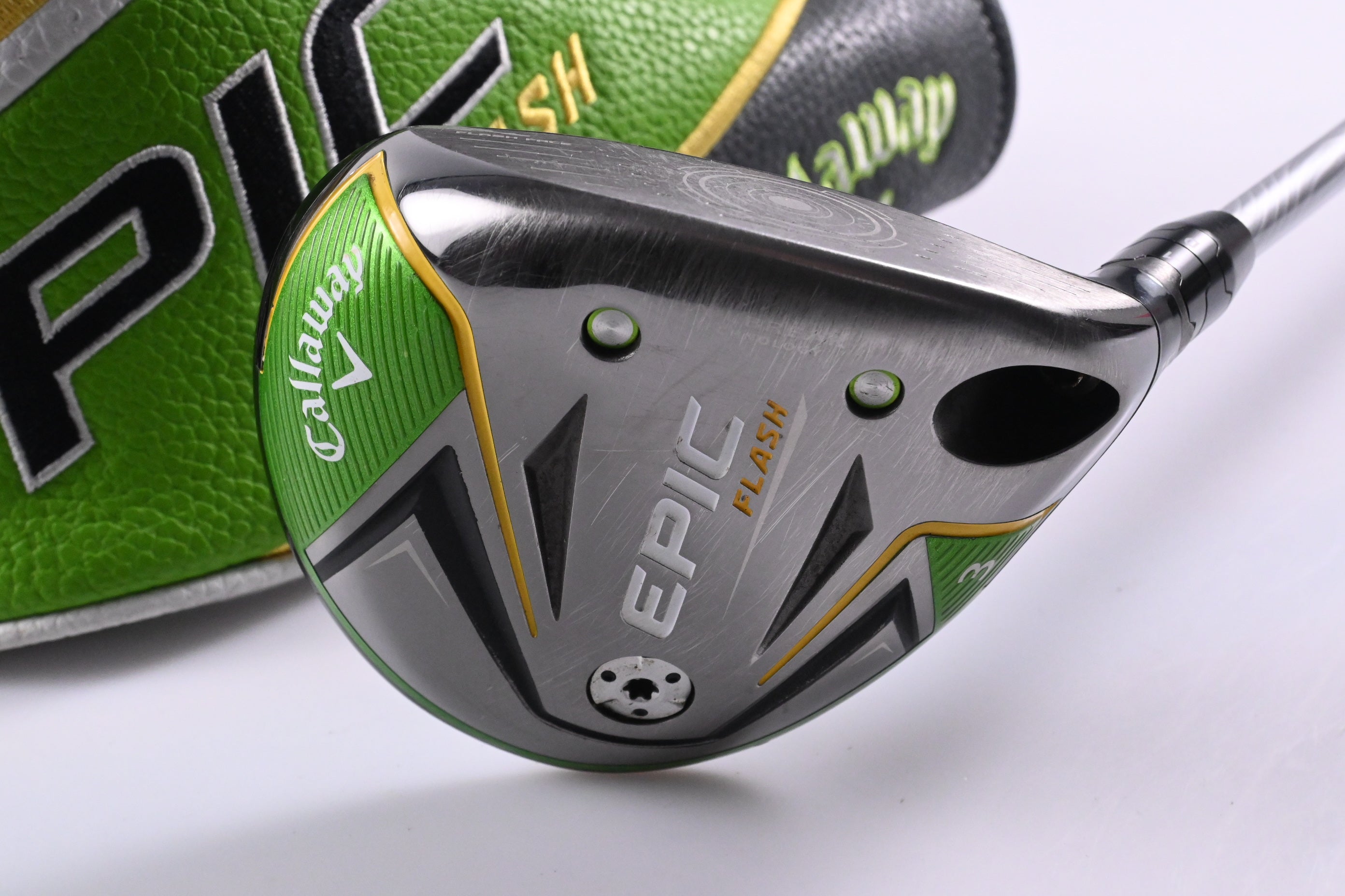 Callaway Epic Flash #3 Wood / 15 Degree / Senior Flex Evenflow Green 65 Shaft