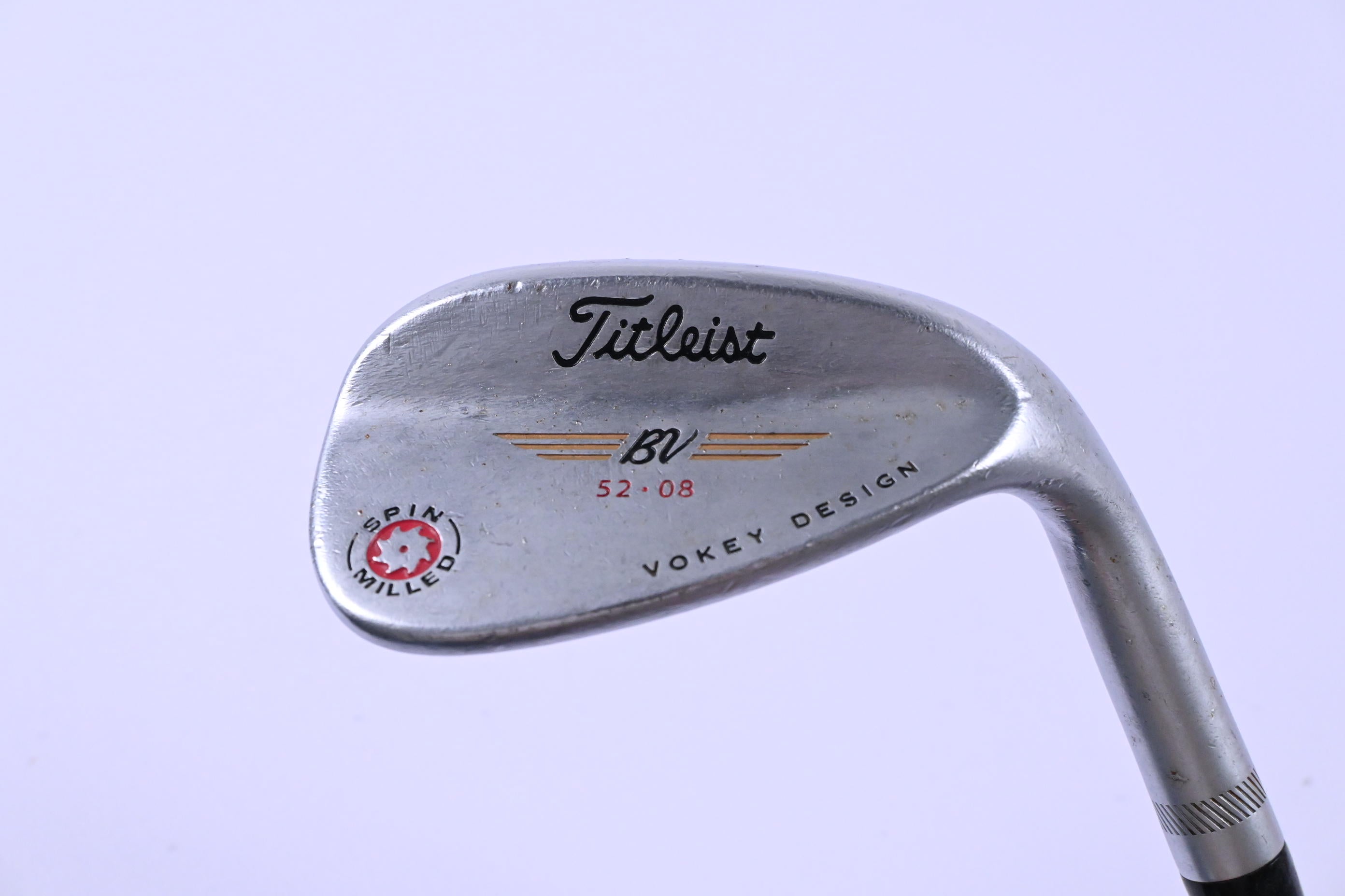 Titleist Vokey Spin Milled Gap Wedge / 52 Degree / Wedge Flex Vokey Design Shaft