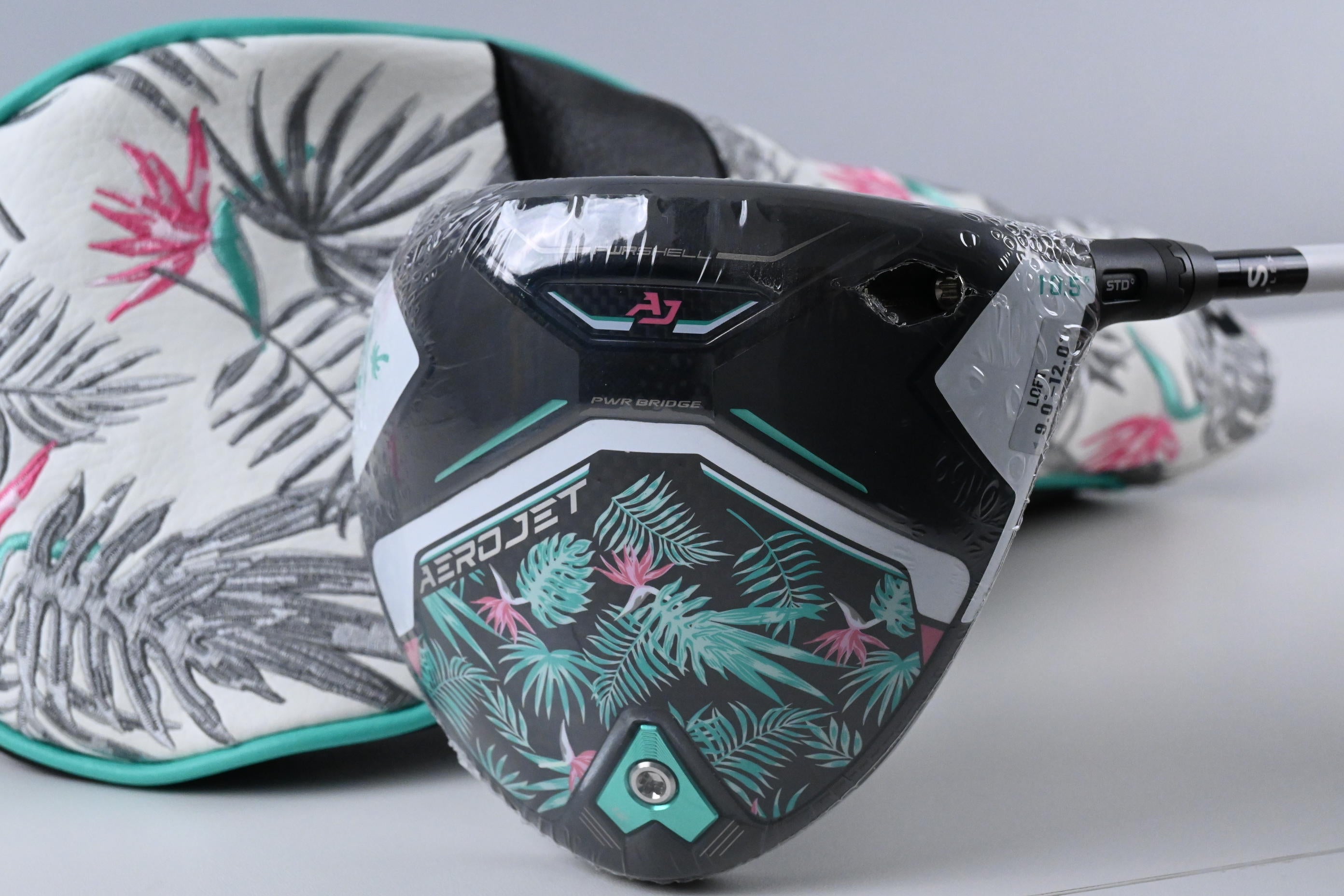 Cobra AeroJet Palm Tree Crew Driver / 10.5 Degree / Stiff Flex Kai'li White 60
