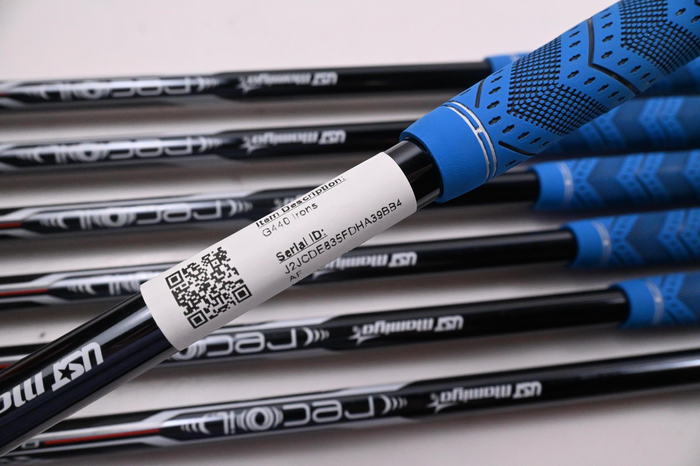 Ping G440 Irons / 5-PW+UW / Green Dot / Stiff Flex UST Recoil Dart 75 Shafts