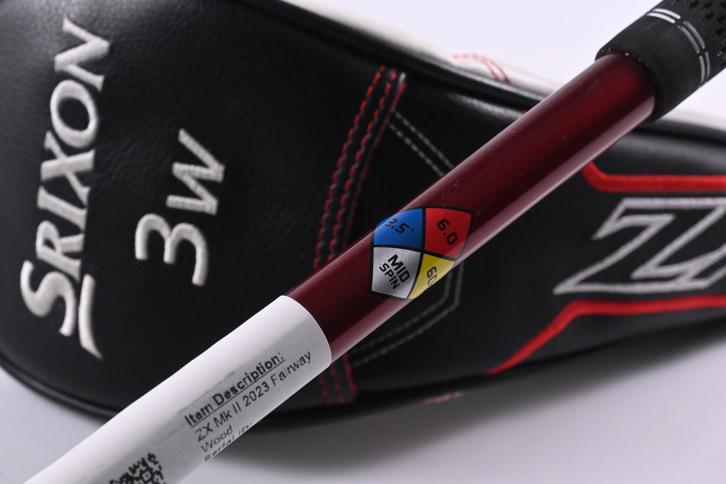 Srixon ZX Mk II 2023 #3 Wood / 15 Degree / Stiff Flex HZRDUS Smoke Red RDX 60