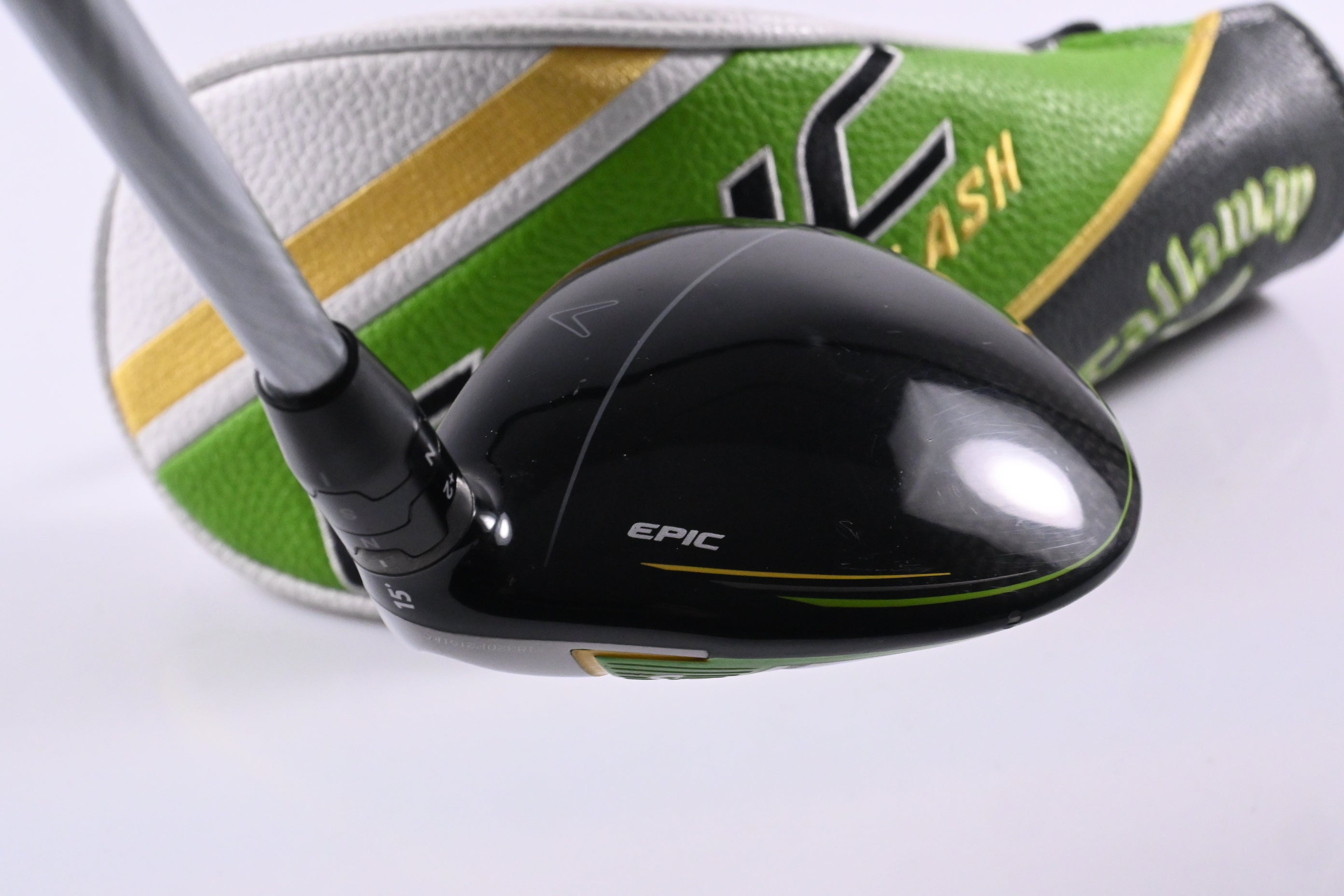 Callaway Epic Flash #3 Wood / 15 Degree / Senior Flex Evenflow Green 65 Shaft