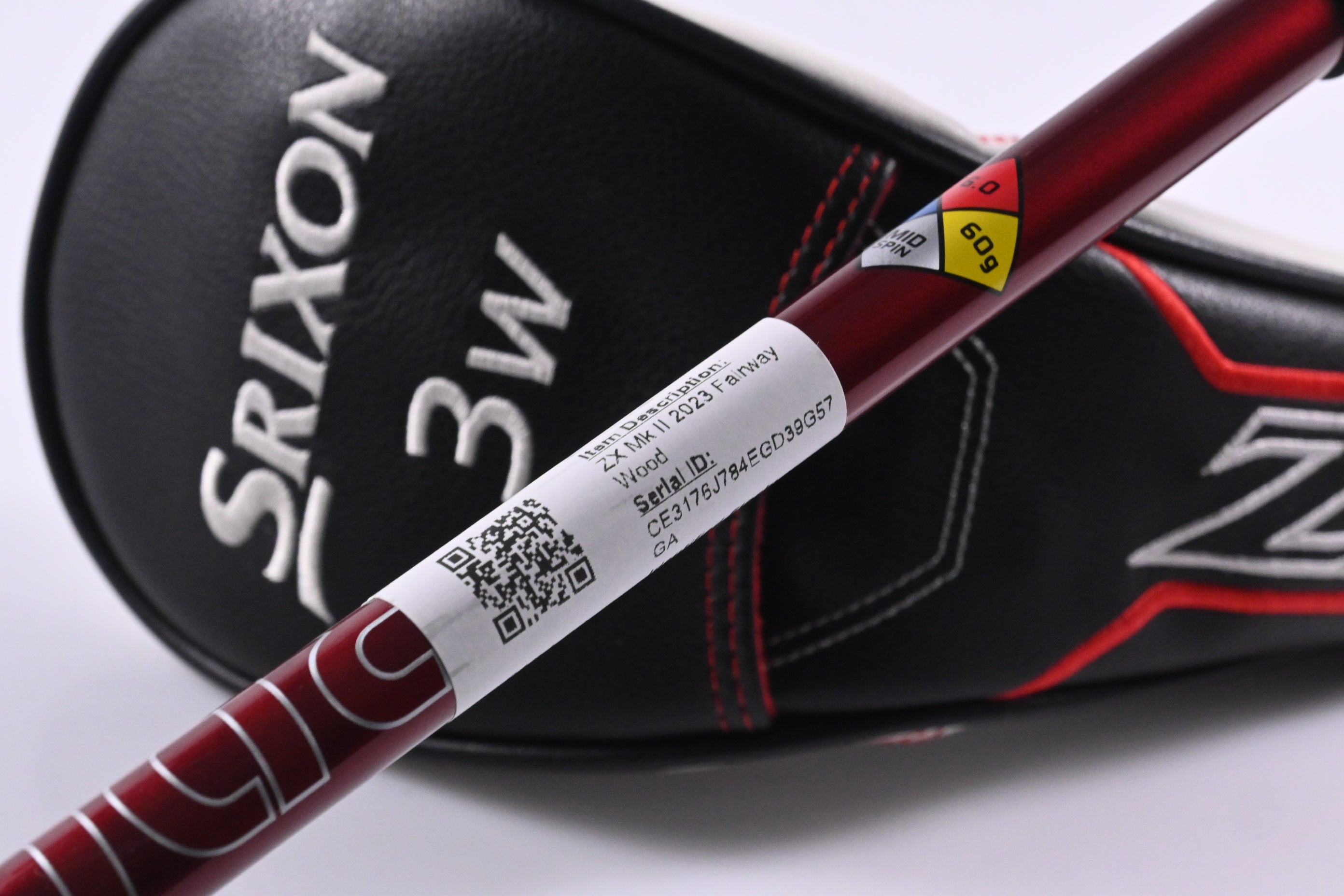 Srixon ZX Mk II 2023 #3 Wood / 15 Degree / Stiff Flex HZRDUS Smoke Red RDX 60